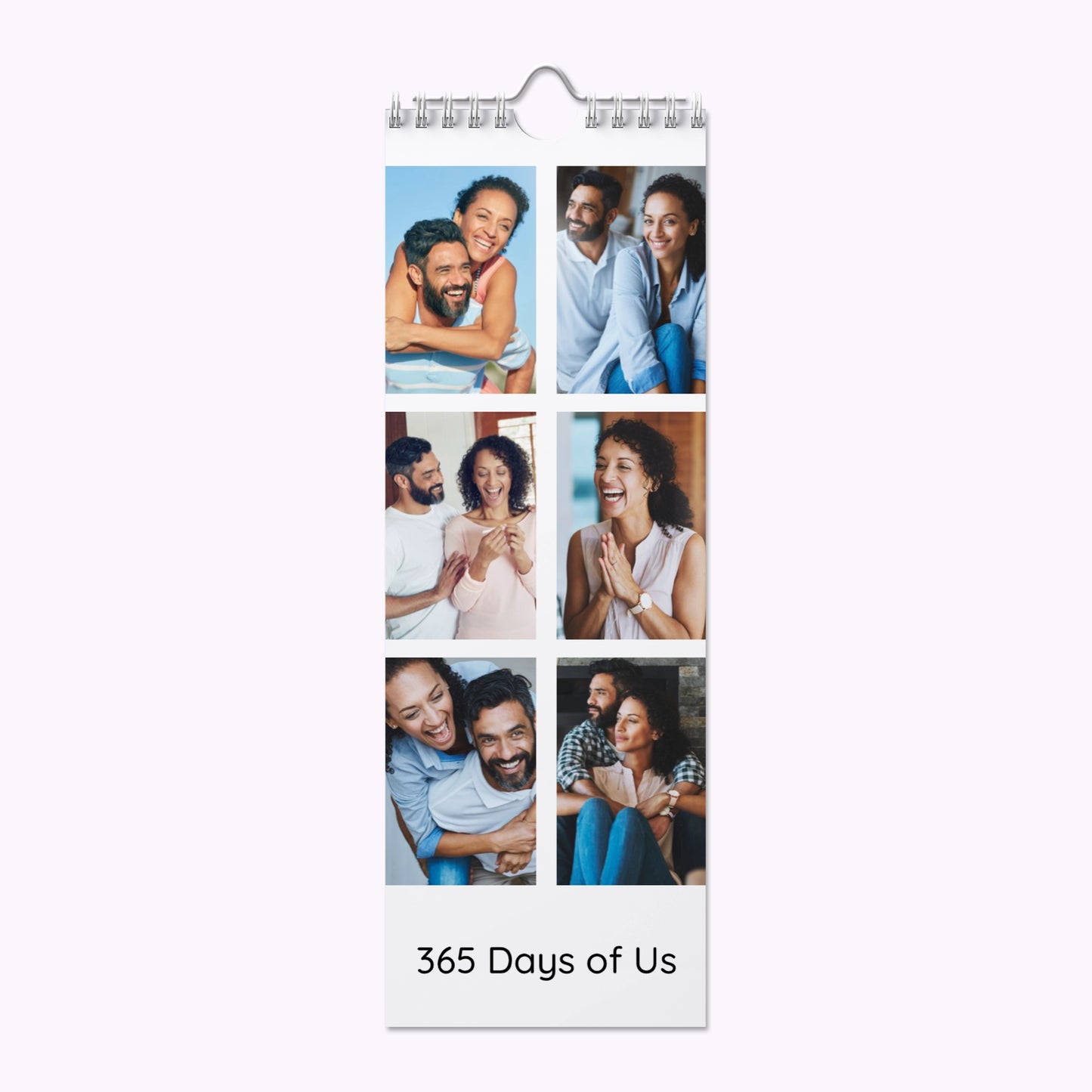 Personalised Slim Photo Wall Calendar