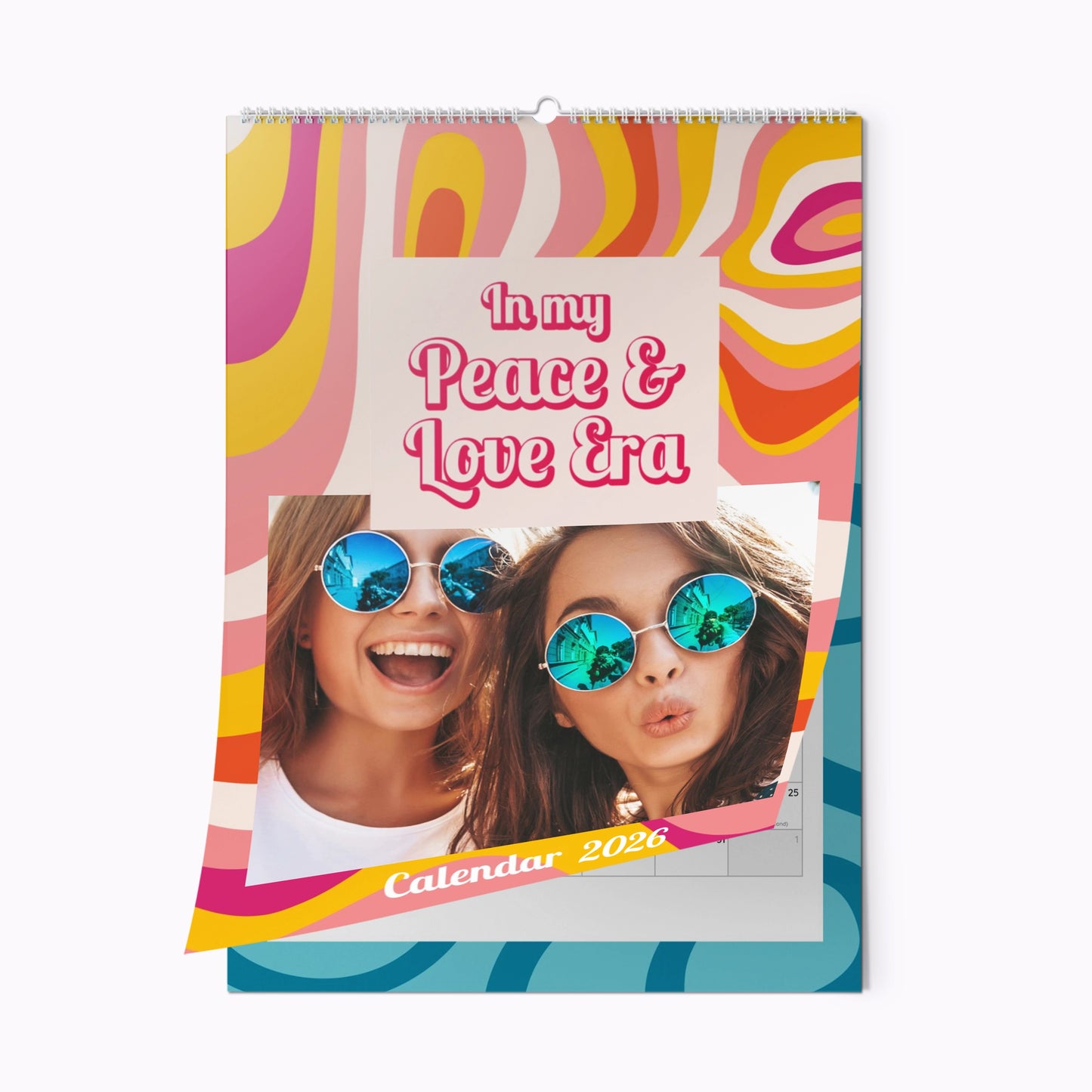 In My Peace & Love Era | Personalised A4 Photo Wall Calendar