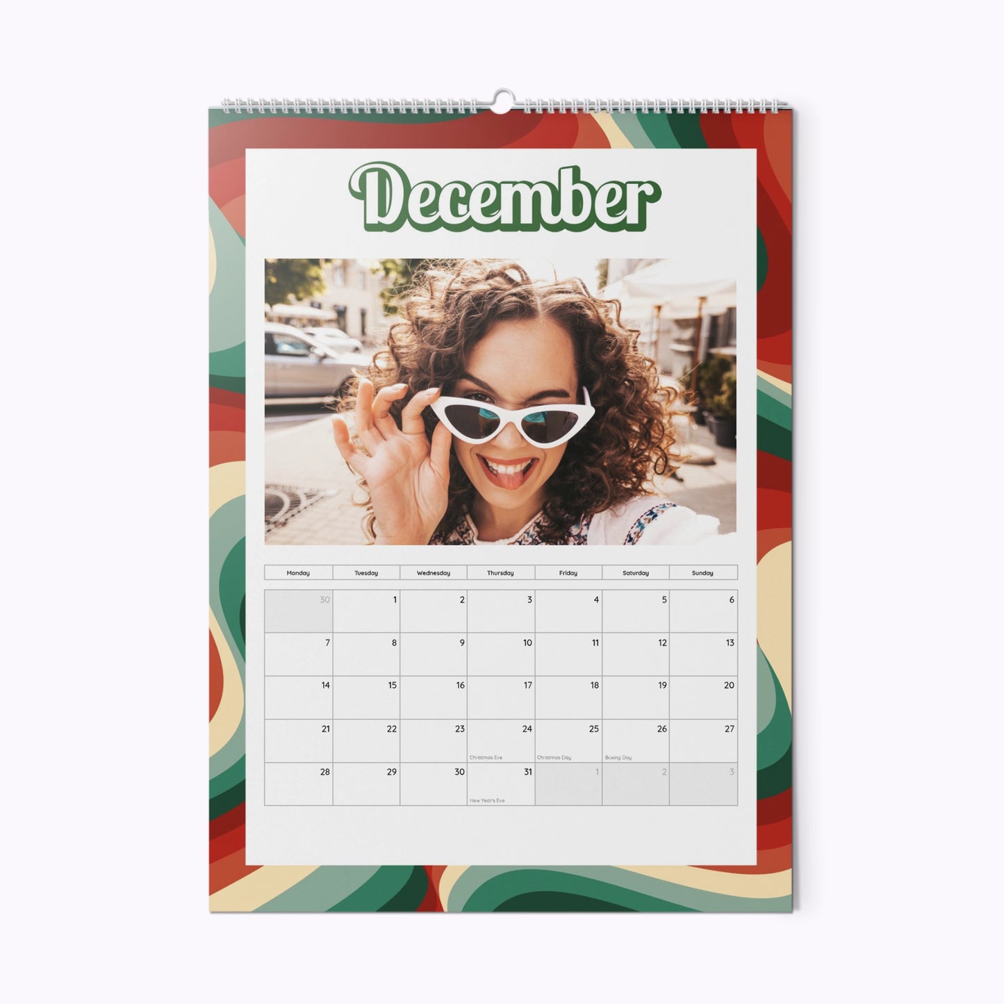 In My Peace & Love Era | Personalised A4 Photo Wall Calendar