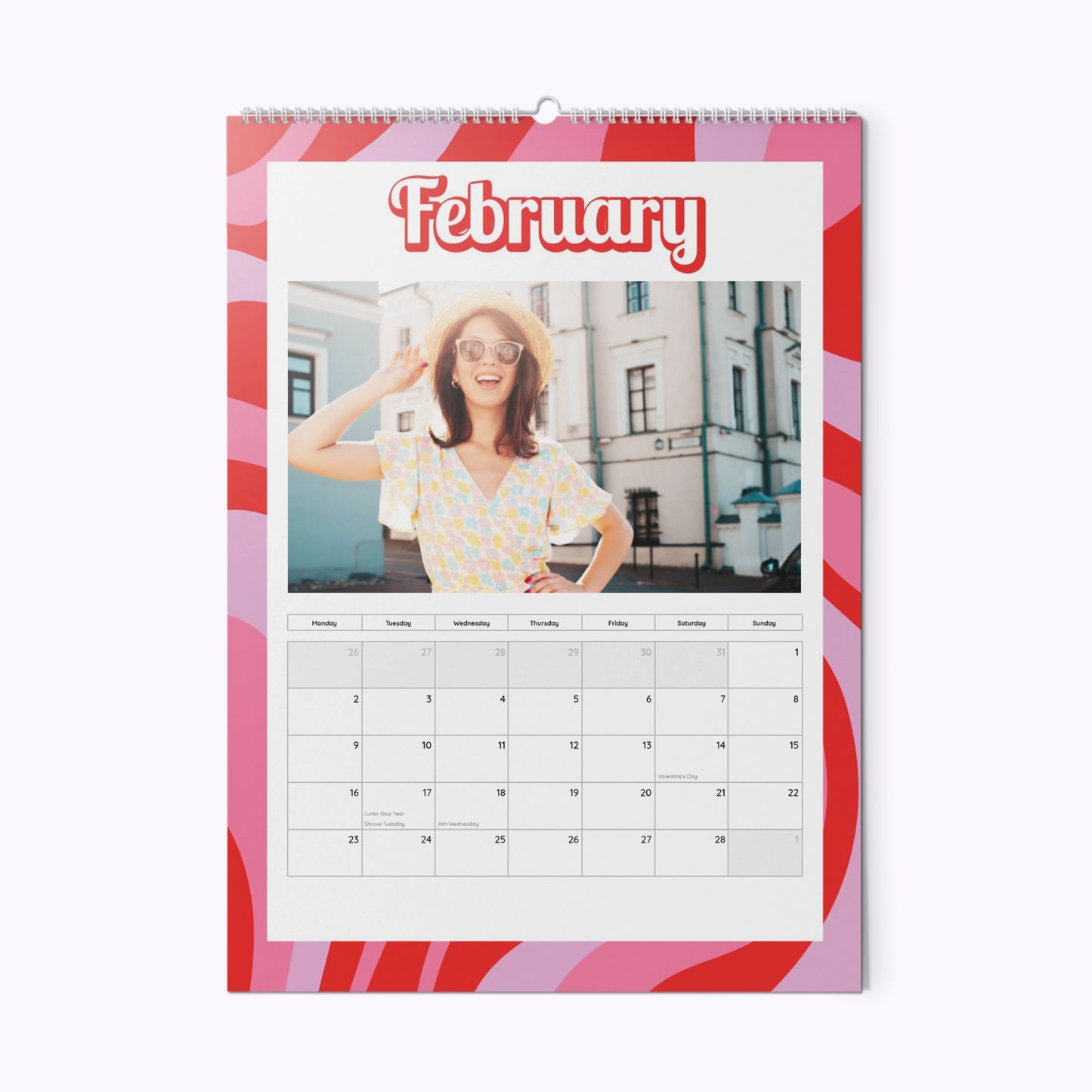 In My Peace & Love Era | Personalised A4 Photo Wall Calendar