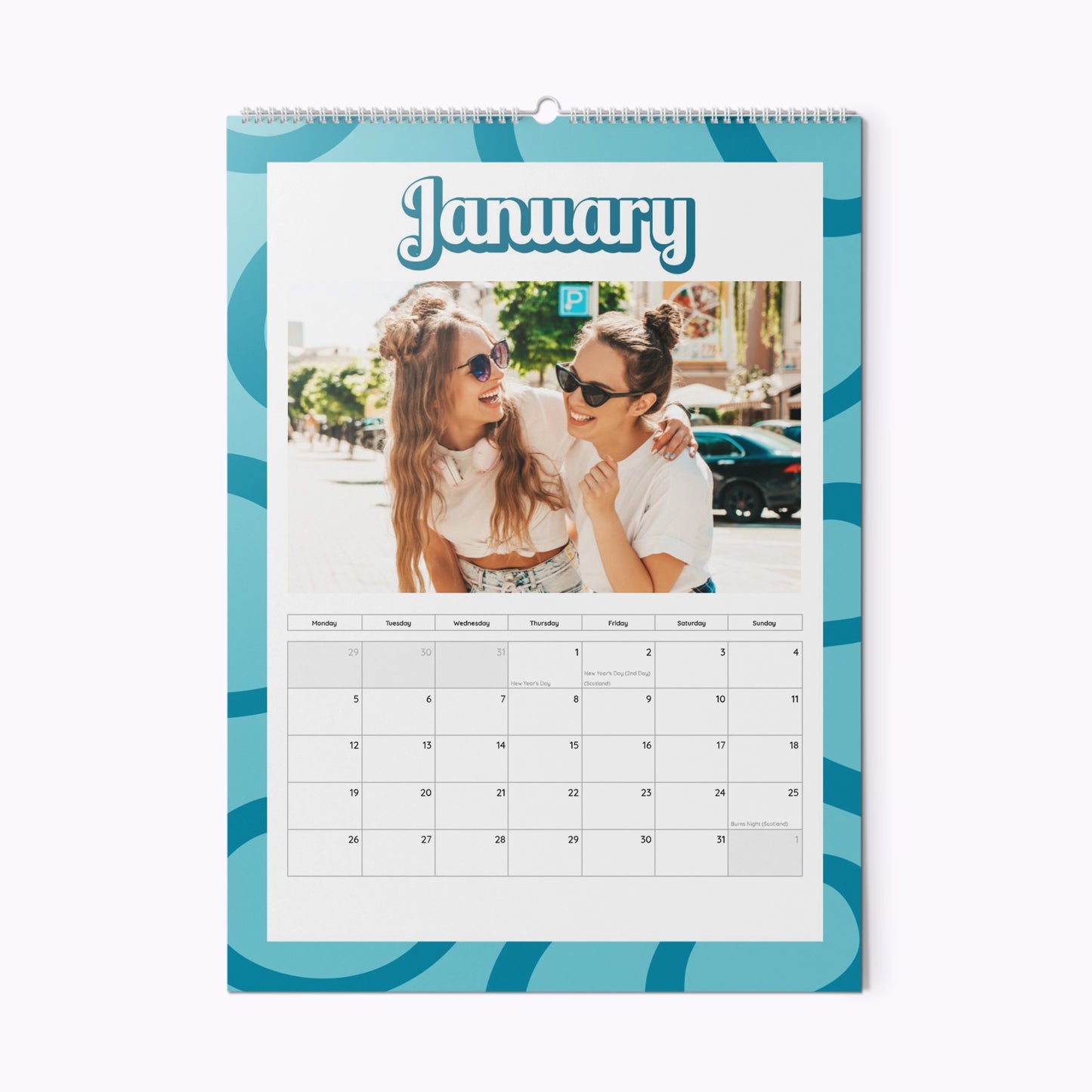 In My Peace & Love Era | Personalised A4 Photo Wall Calendar