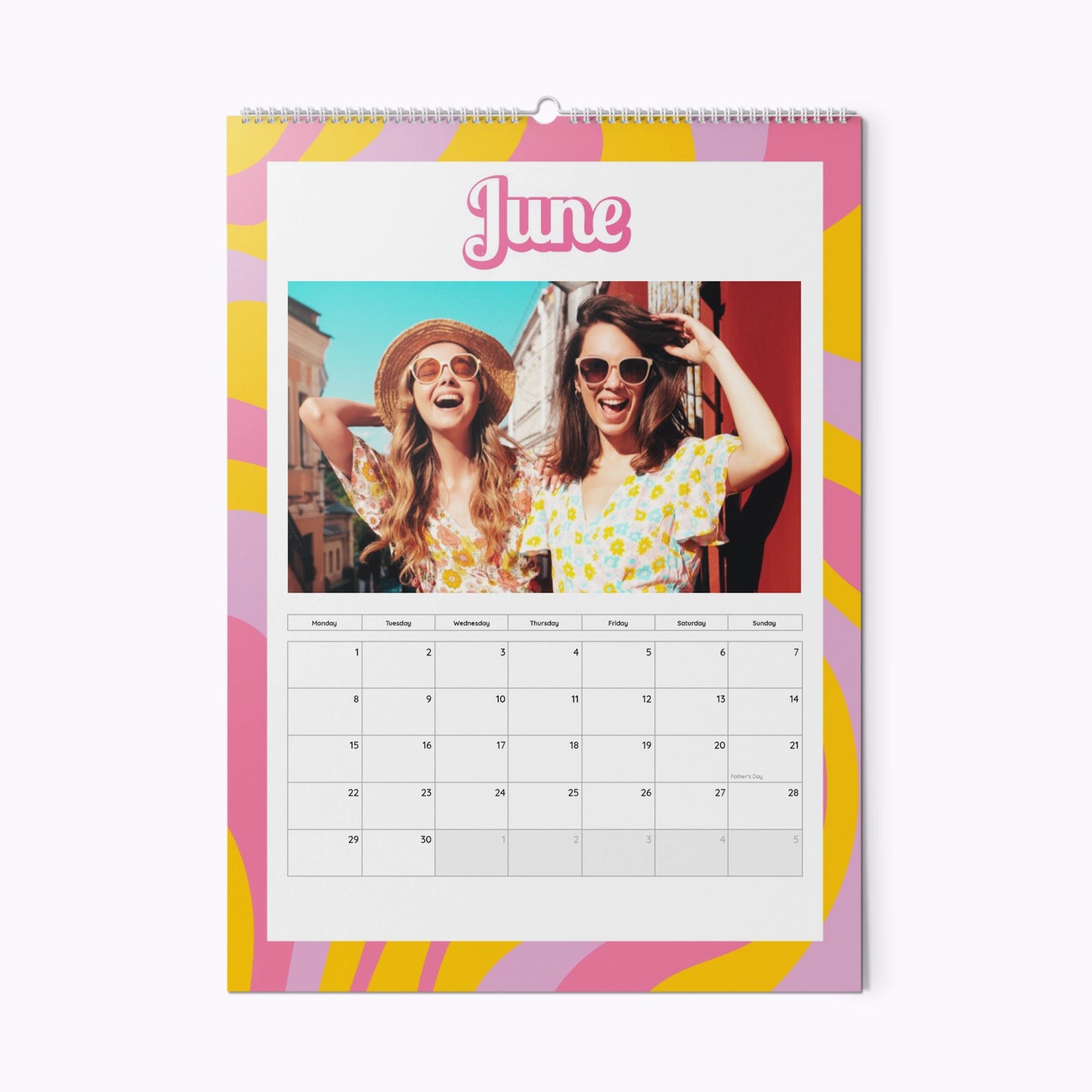 In My Peace & Love Era | Personalised A4 Photo Wall Calendar