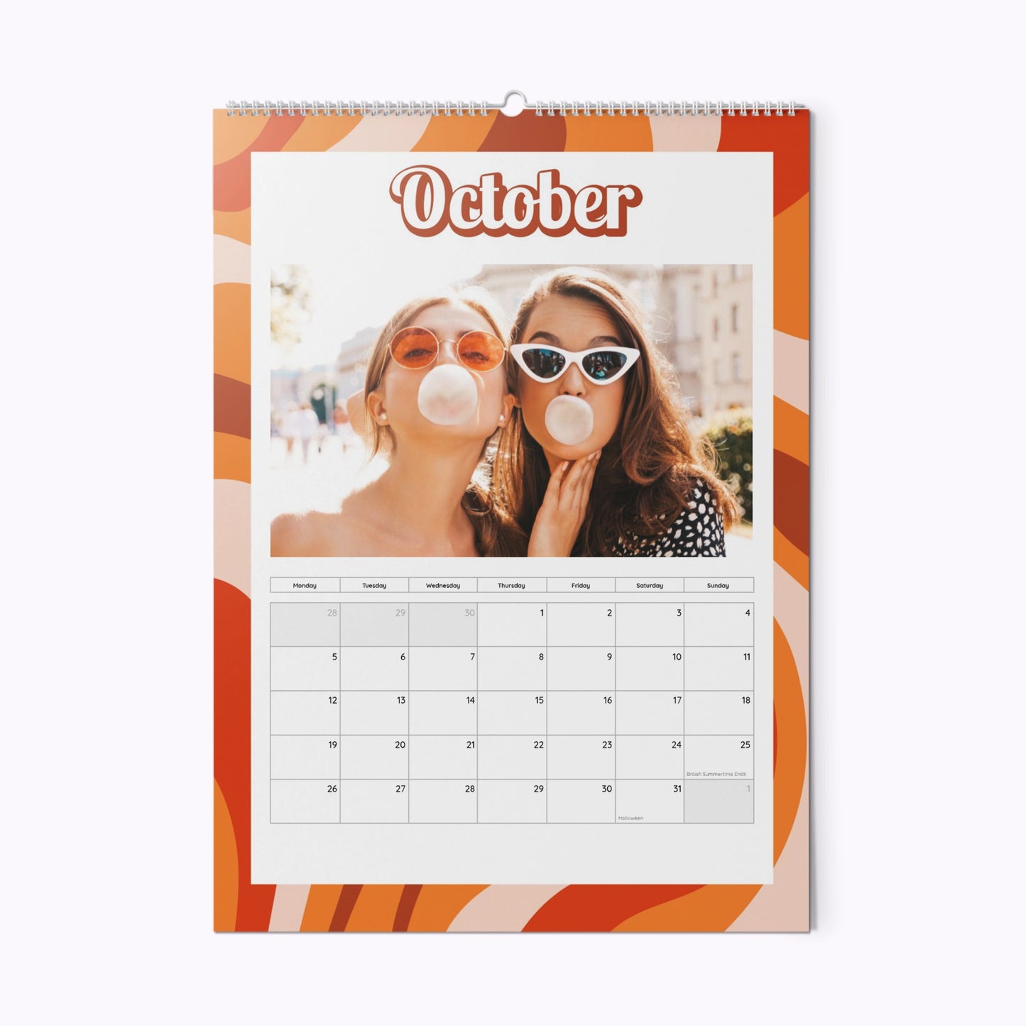 In My Peace & Love Era | Personalised A4 Photo Wall Calendar