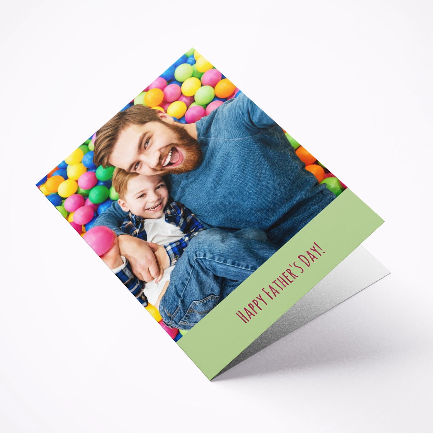 Happy Father's Day Photo Upload Card