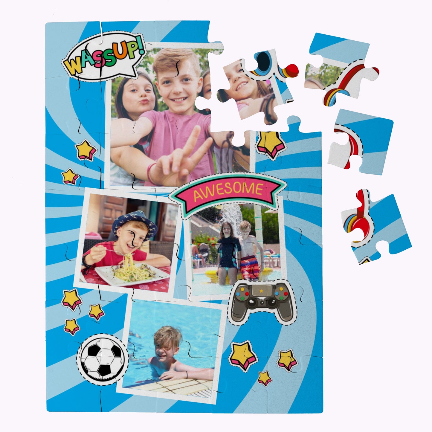 Awesome Memories | Design Your Own Puzzle - 35 Piece Personalised Jigsaw