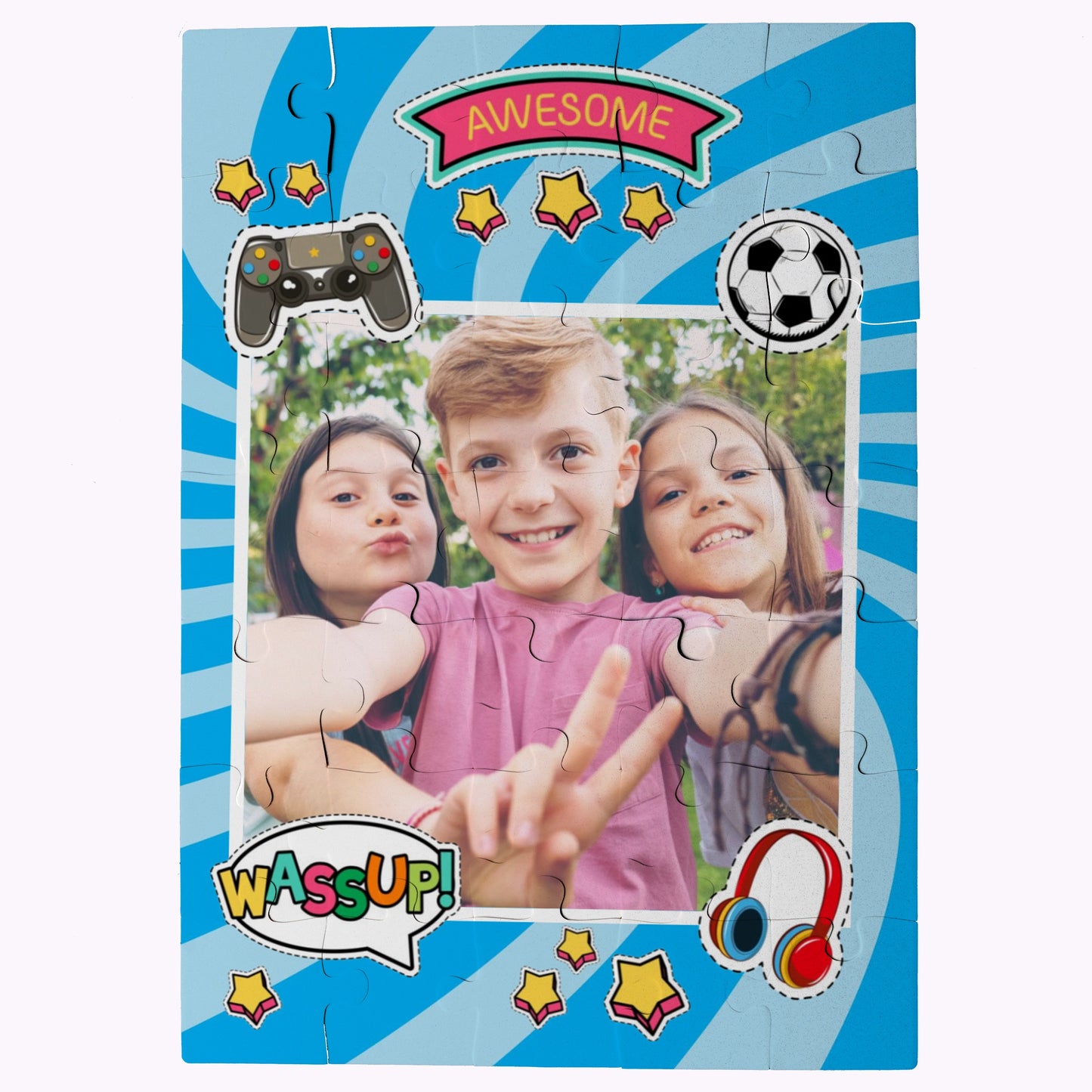 Awesome Memories | Design Your Own Puzzle - 35 Piece Personalised Jigsaw