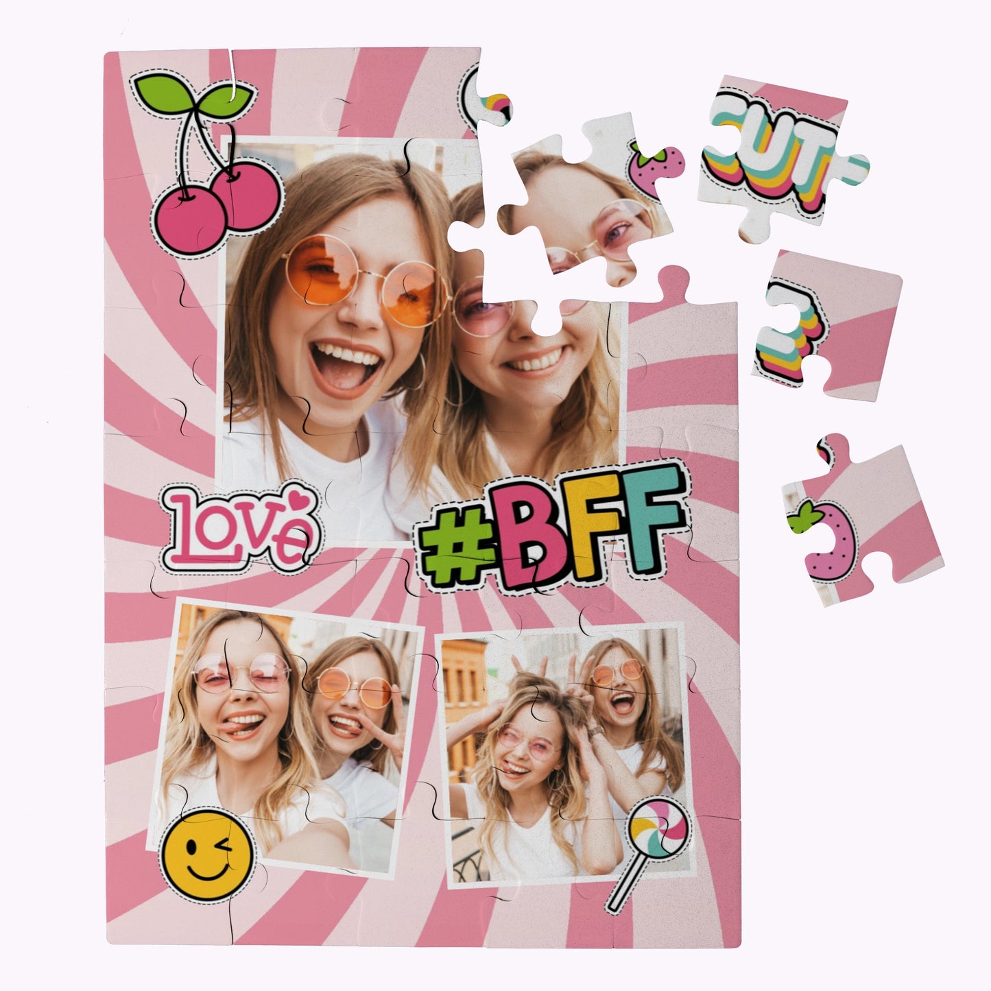Best Friends Forever | Design Your Own Puzzle - 35 Piece Personalised Jigsaw
