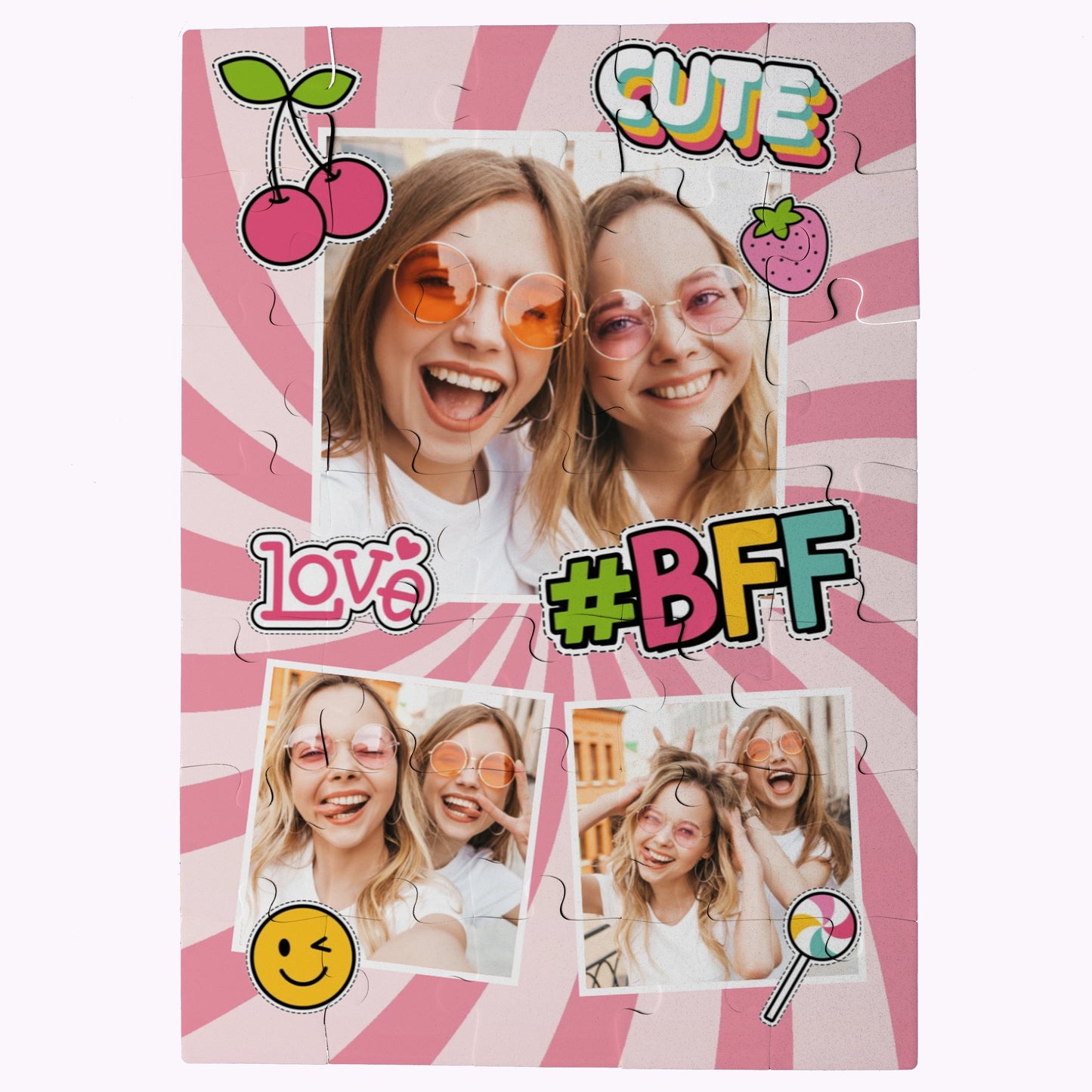 Best Friends Forever | Design Your Own Puzzle - 35 Piece Personalised Jigsaw
