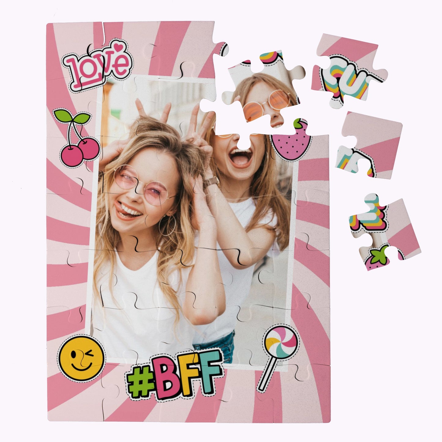 Best Friends Forever | Design Your Own Puzzle - 35 Piece Personalised Jigsaw