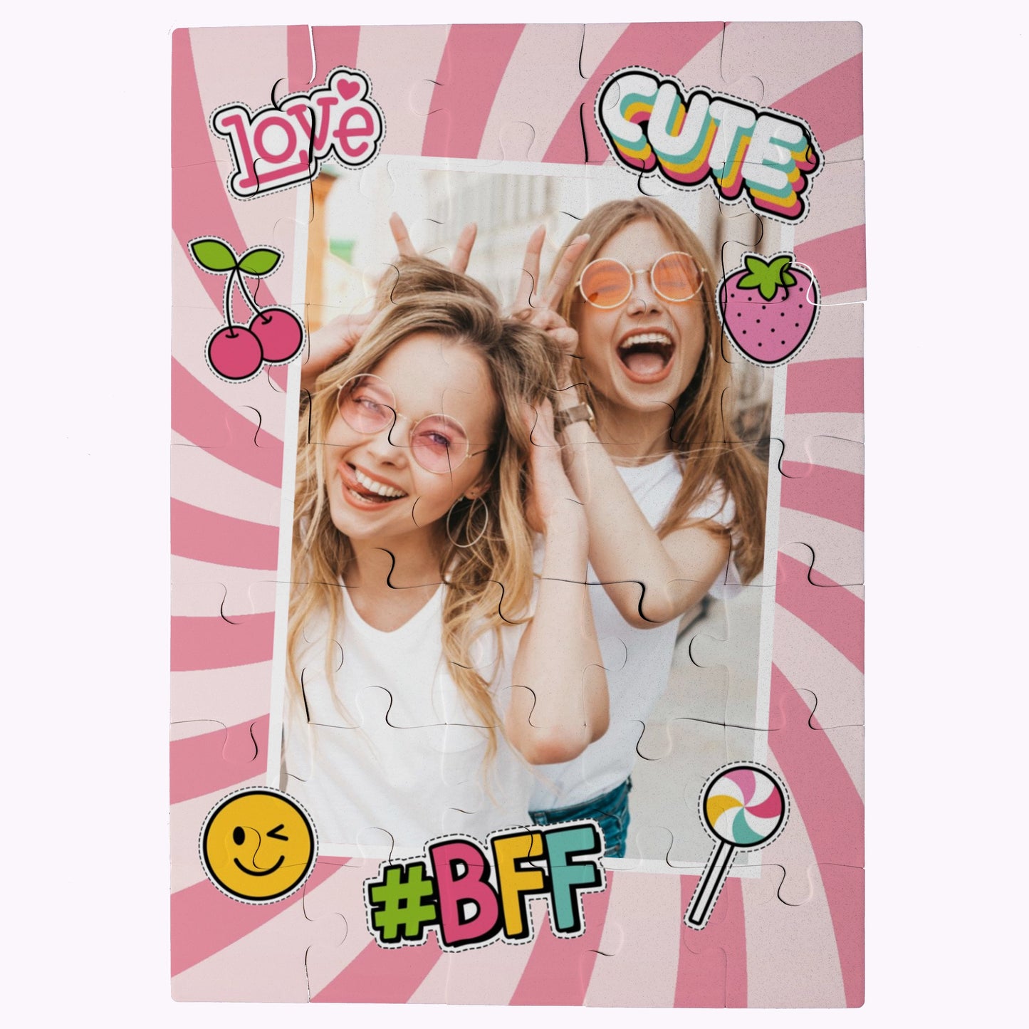 Best Friends Forever | Design Your Own Puzzle - 35 Piece Personalised Jigsaw