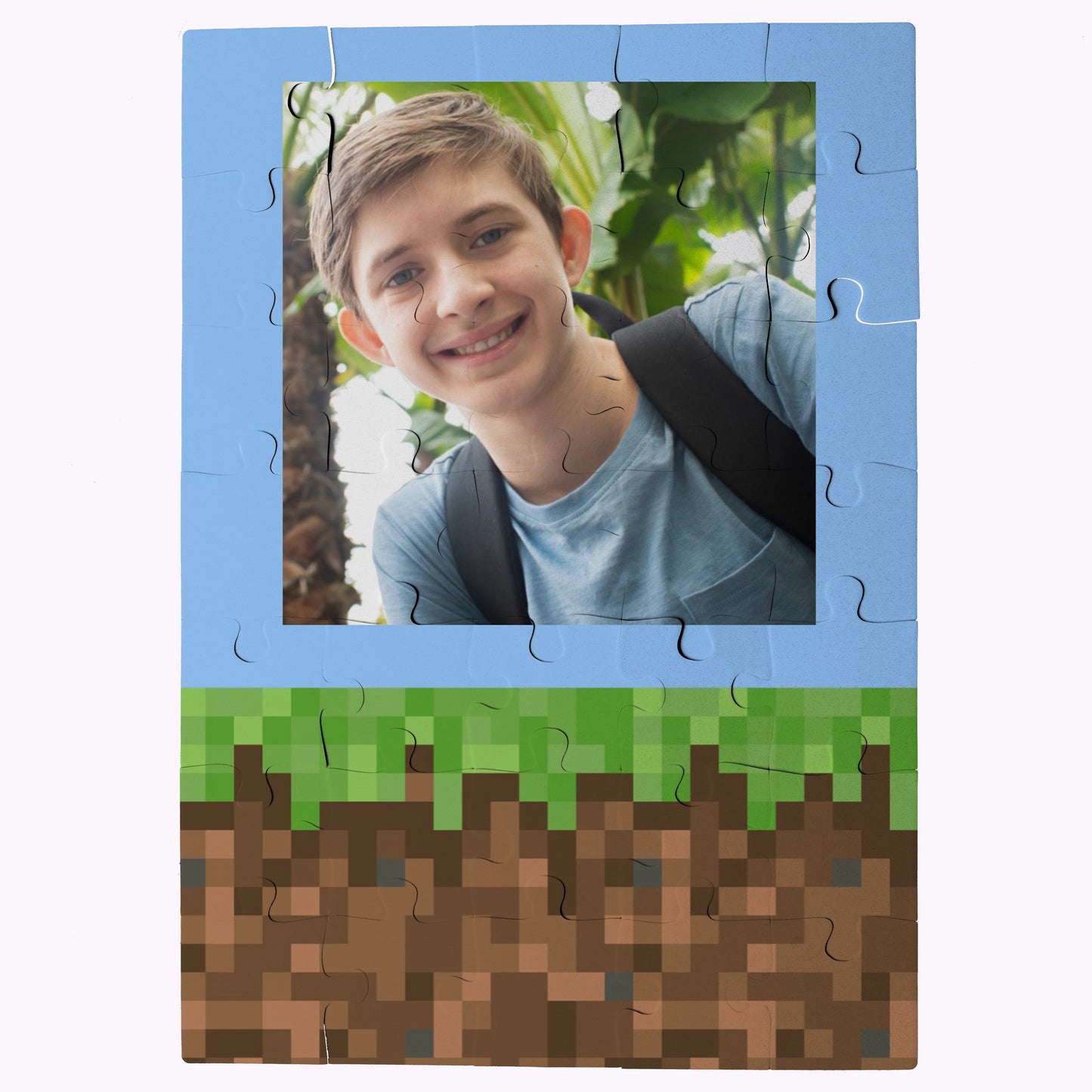 Pixel Block | Design Your Own Puzzle - 35 Piece Personalised Jigsaw