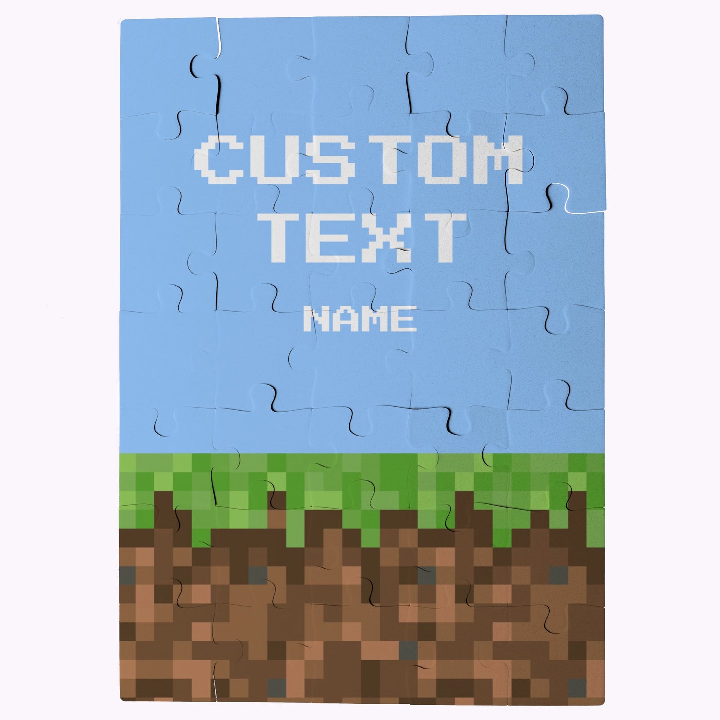Pixel Block | Design Your Own Puzzle - 35 Piece Personalised Jigsaw
