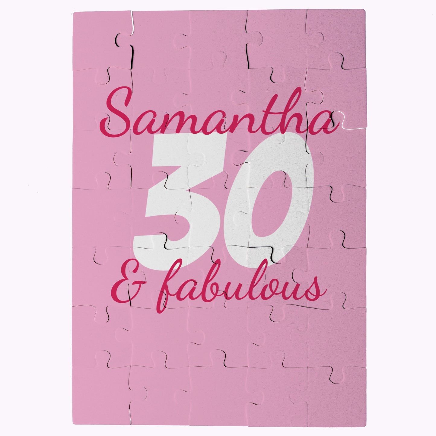 Fabulous Birthday | Design Your Own Birthday Puzzle - 35 Piece Personalised Jigsaw