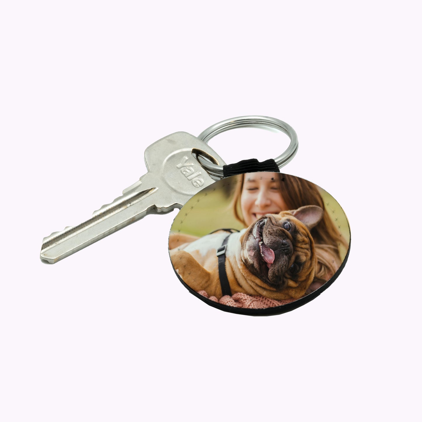 Full Photo Personalised Keyring - Vegan Leather