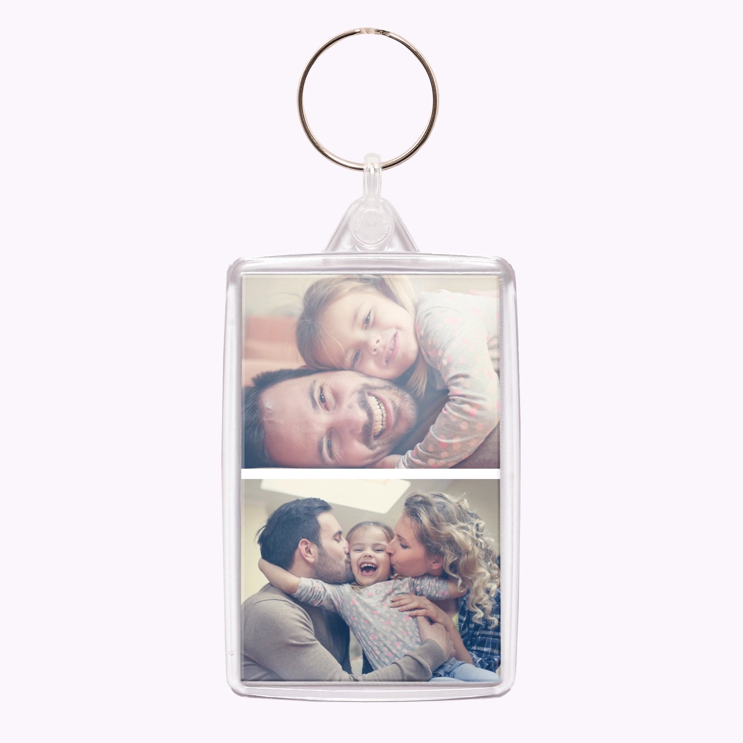 Double-Sided Personalised Acrylic Photo Keyring