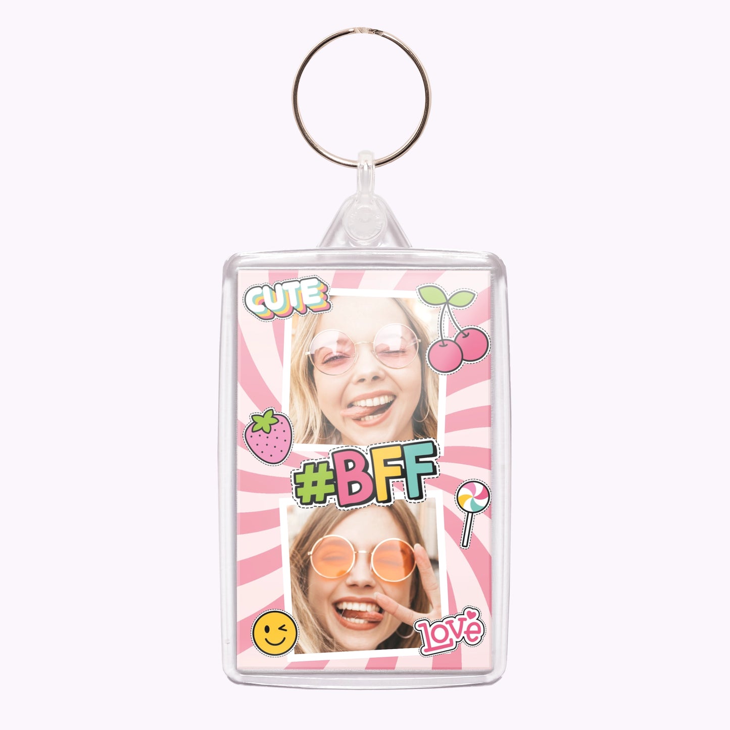 Best Friends Forever | Personalised Acrylic Keyring