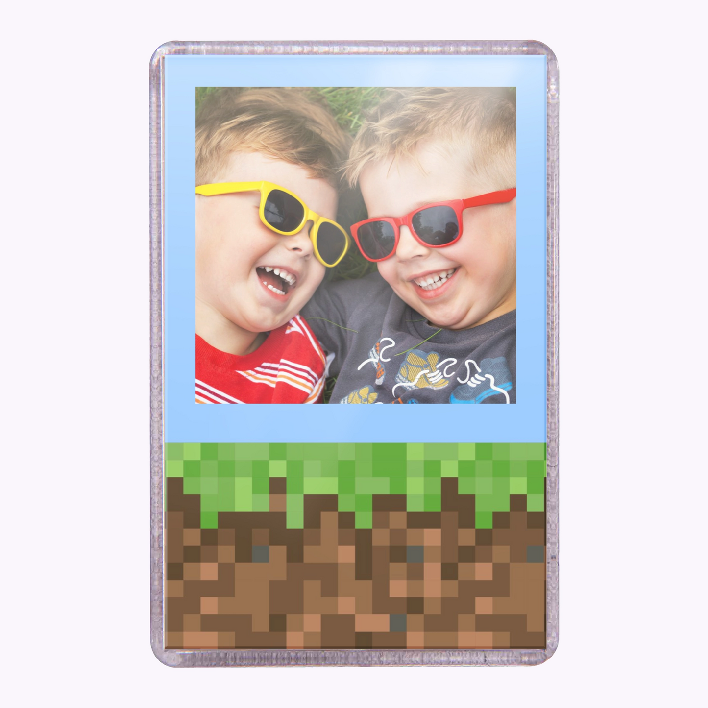 Pixel Block | Personalised Photo Acrylic Magnet