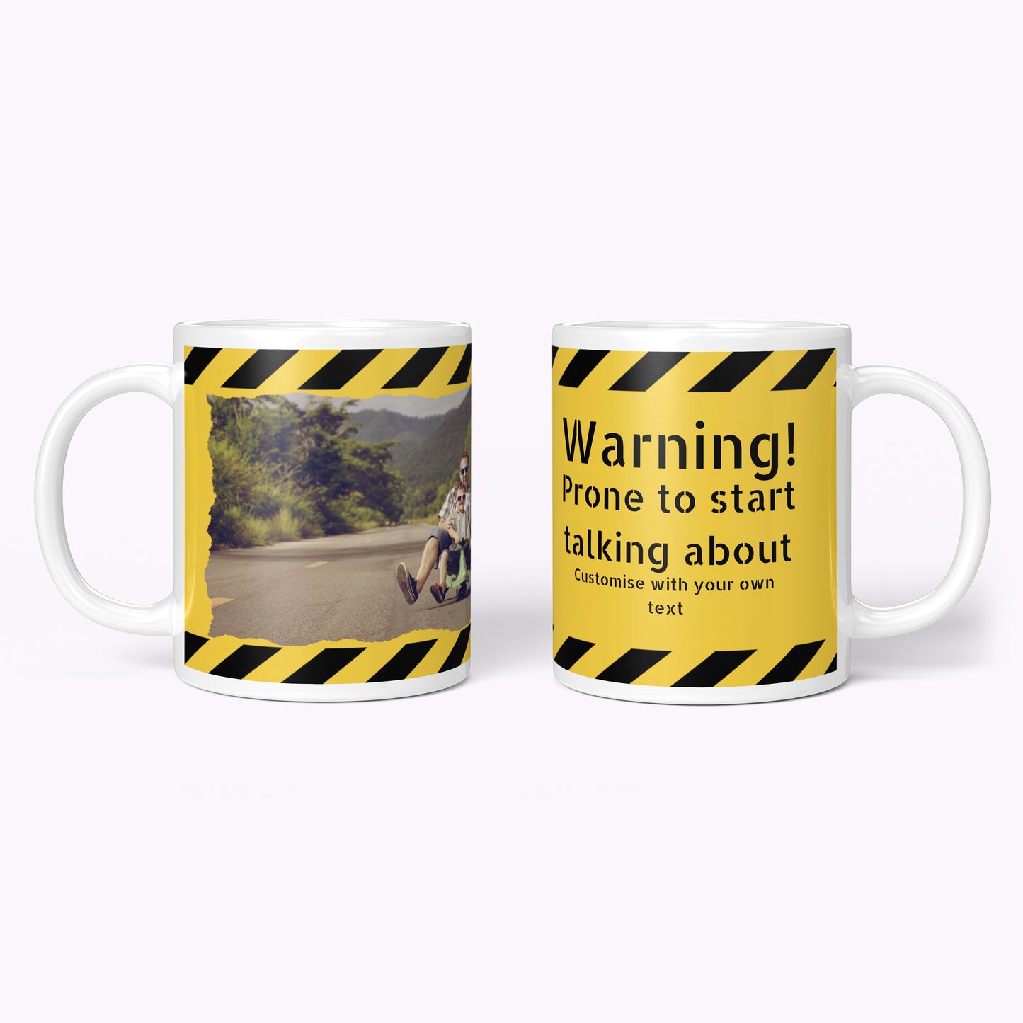 Warning! 'Prone To Start Talking About' | 11oz Classic White Mug