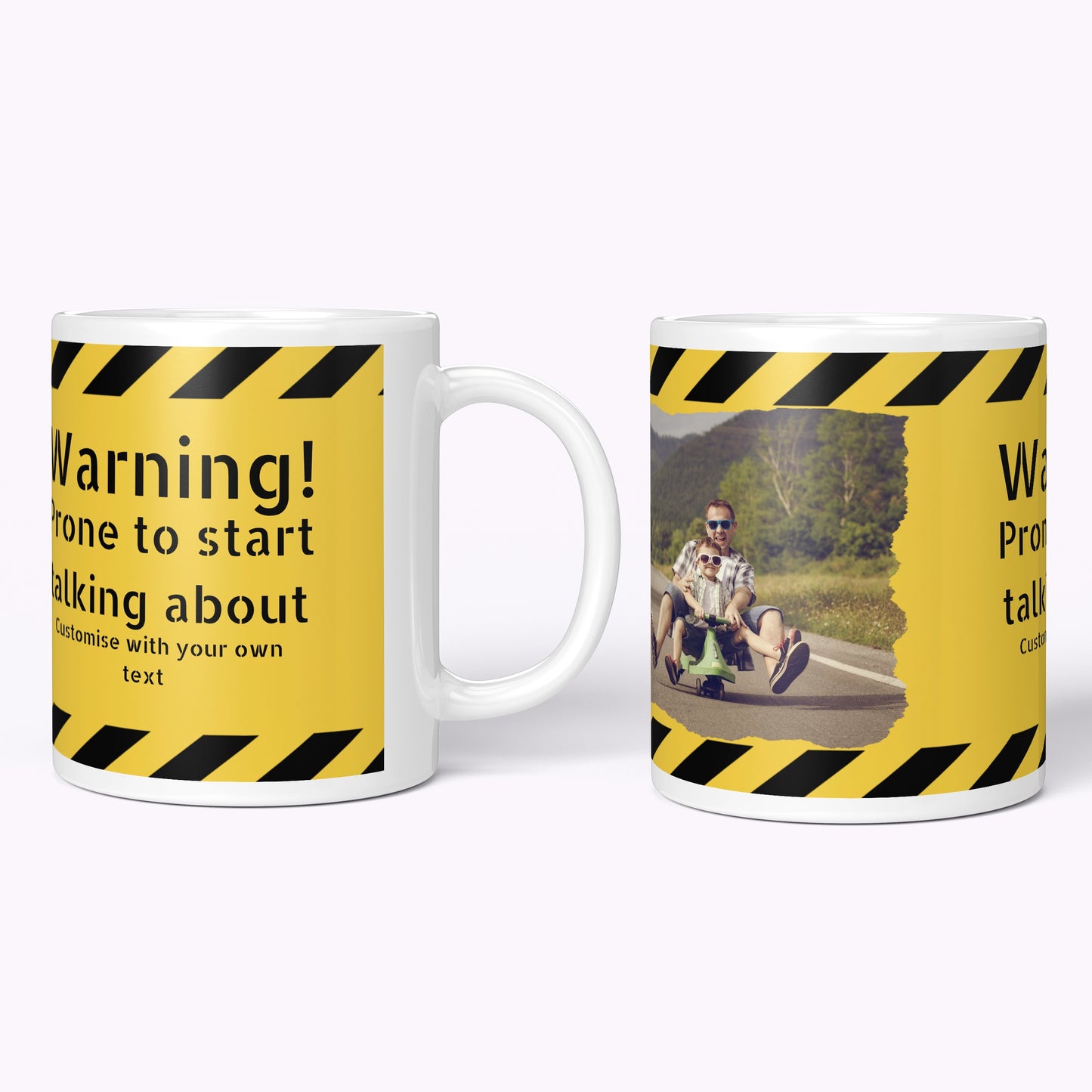 Warning! 'Prone To Start Talking About' | 11oz Classic White Mug