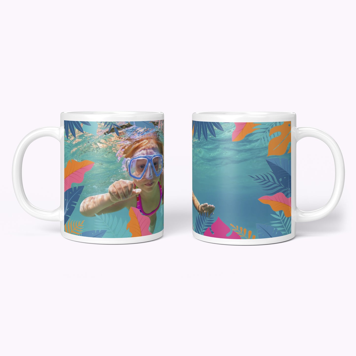Tropical Neon | 11oz Classic White Mug
