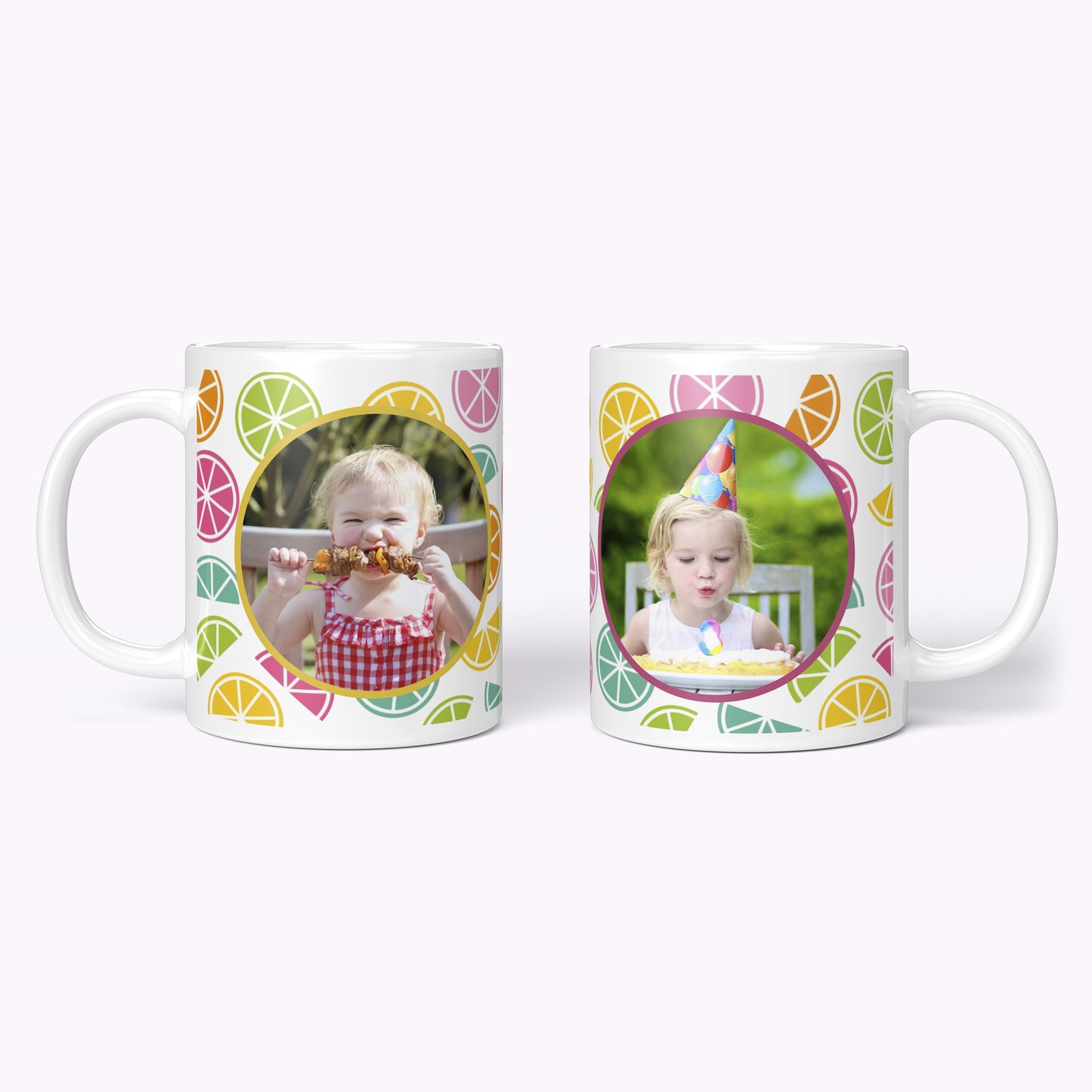 Coloured Fruit Slices | 11oz Classic White Mug