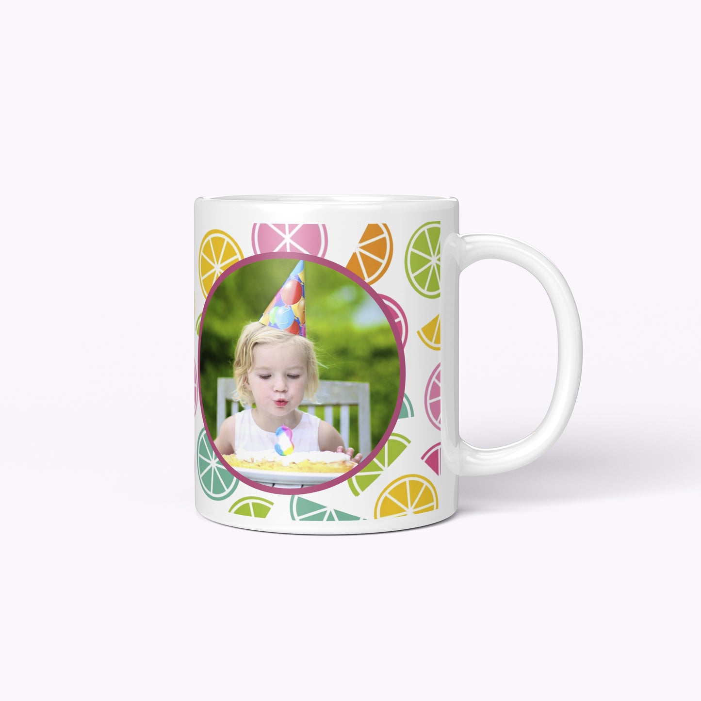 Coloured Fruit Slices | 11oz Classic White Mug
