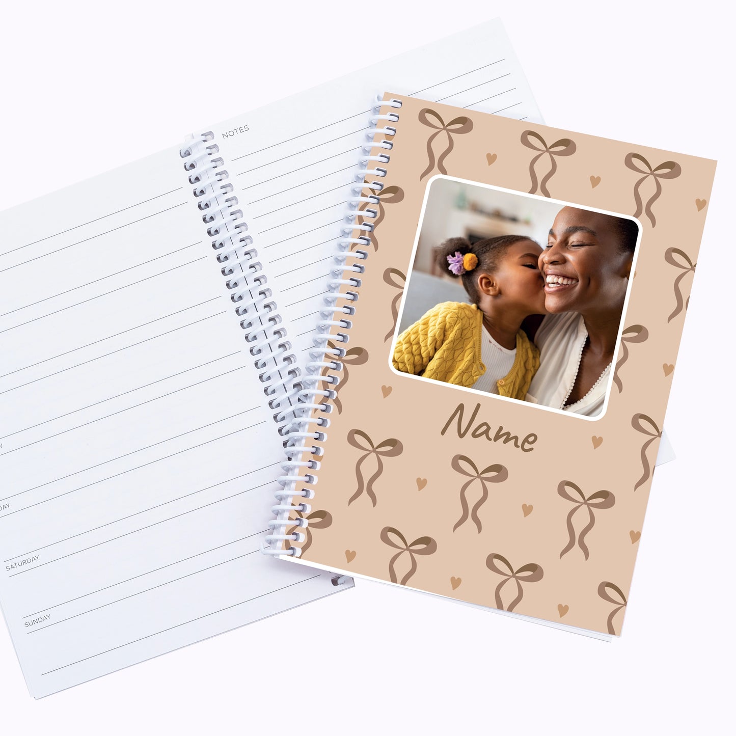 The Neutral Edit | Personalised A5 Organiser Notebook