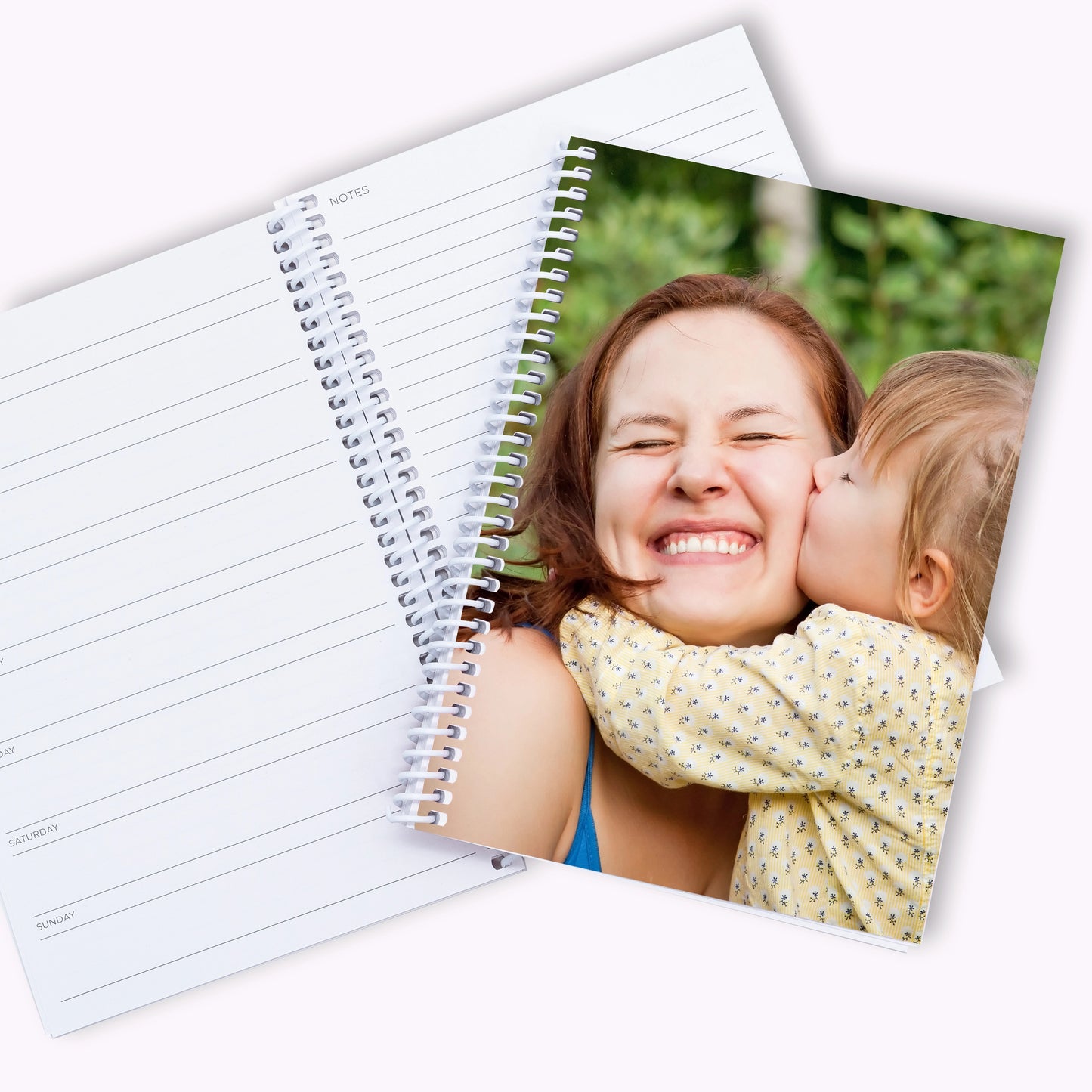 A5 Personalised Photo Ring Bound Weekly Organiser