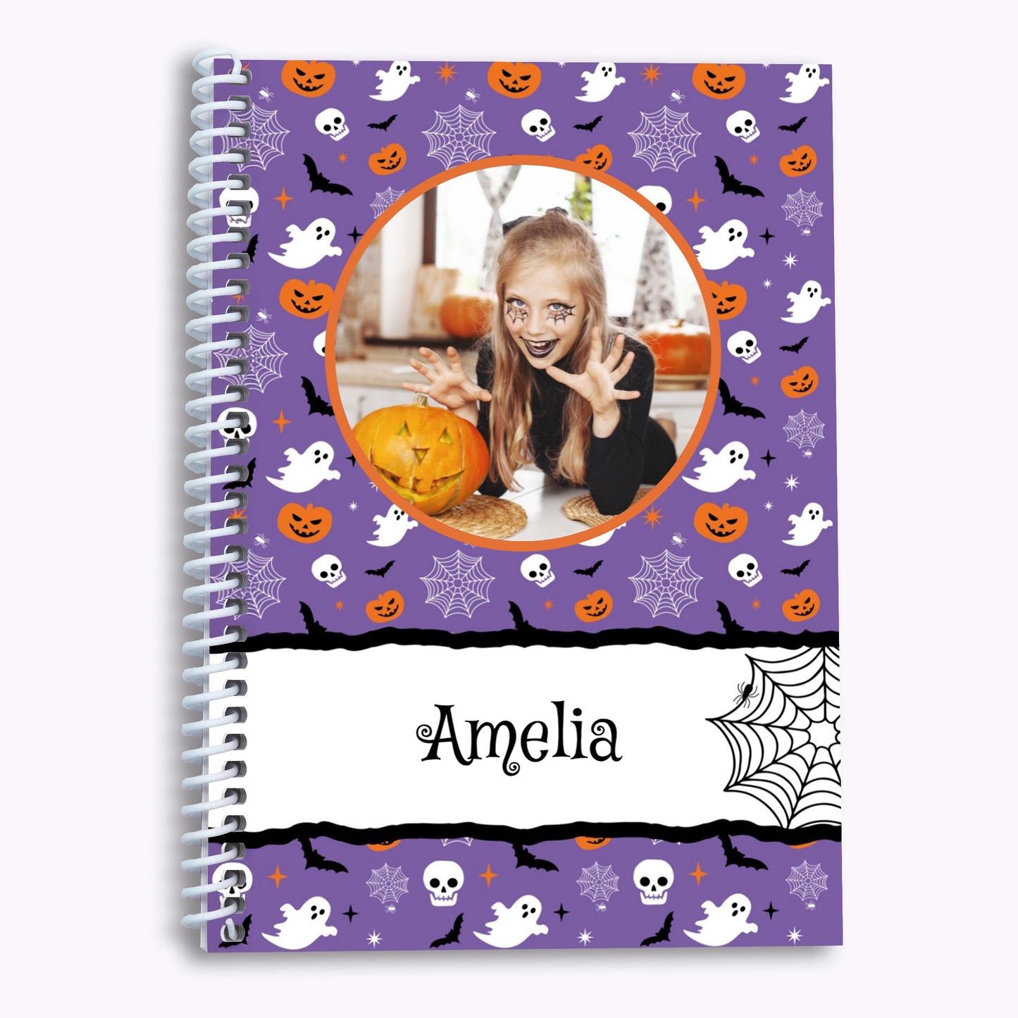 Spooky and Sweet | Personalised A5 Halloween Organiser Notebook