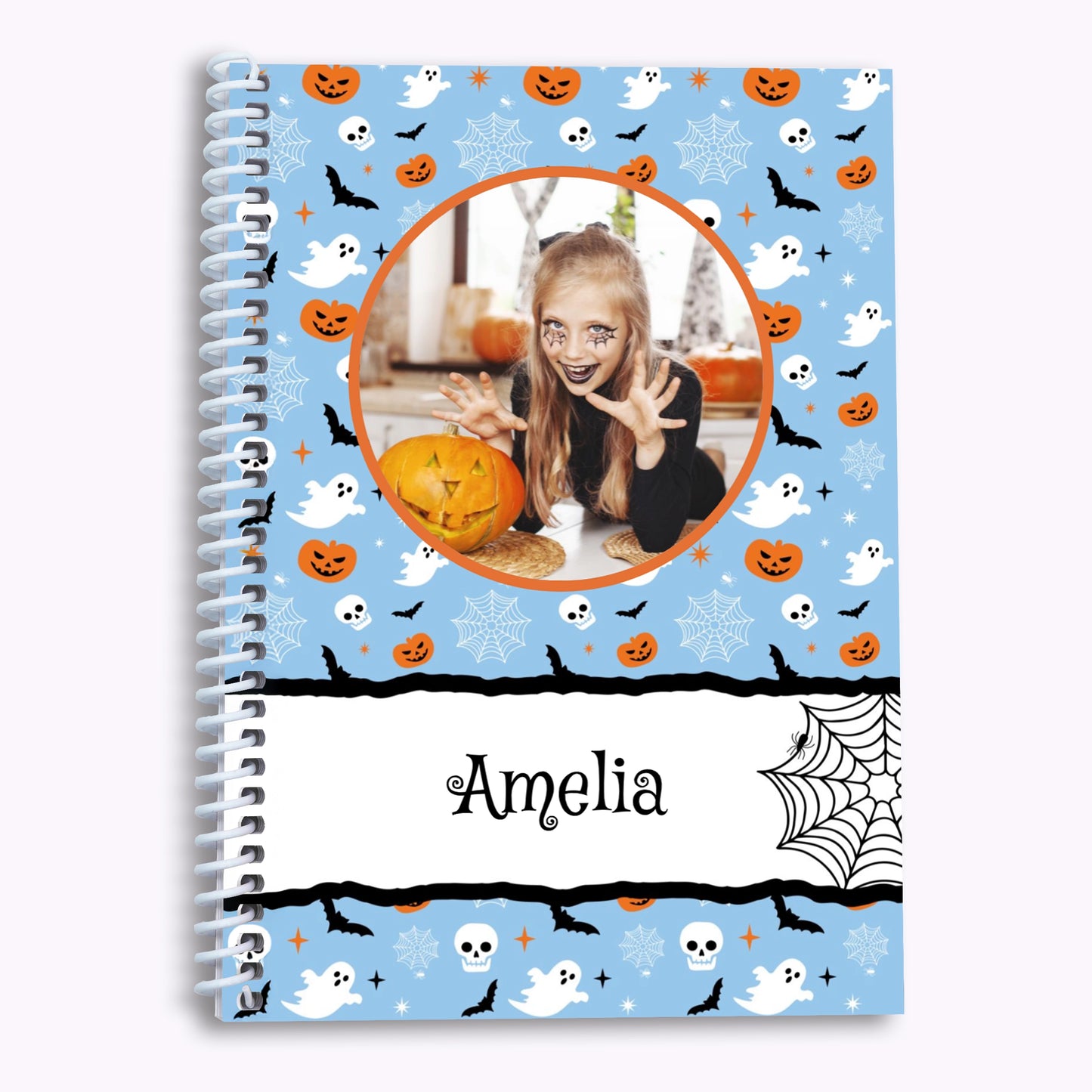 Spooky and Sweet | Personalised A5 Halloween Organiser Notebook