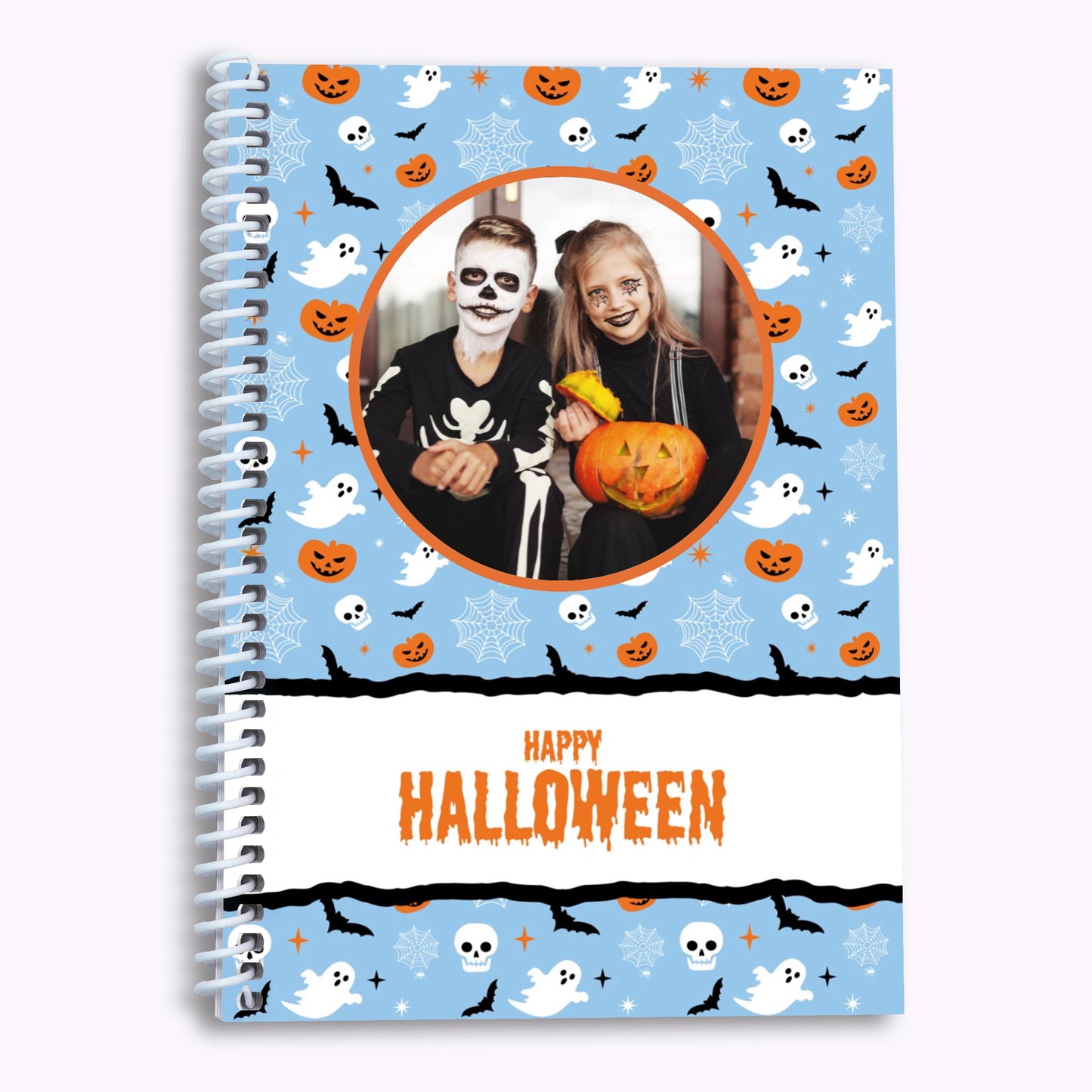 Spooky and Sweet | Personalised A5 Halloween Organiser Notebook
