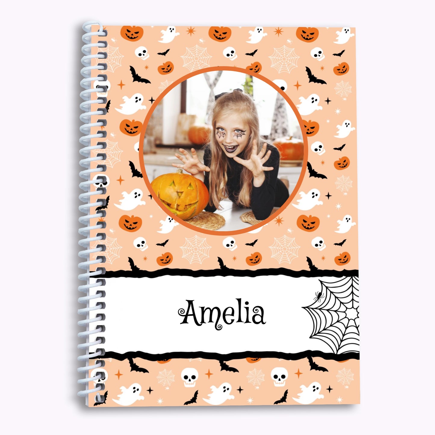 Spooky and Sweet | Personalised A5 Halloween Organiser Notebook