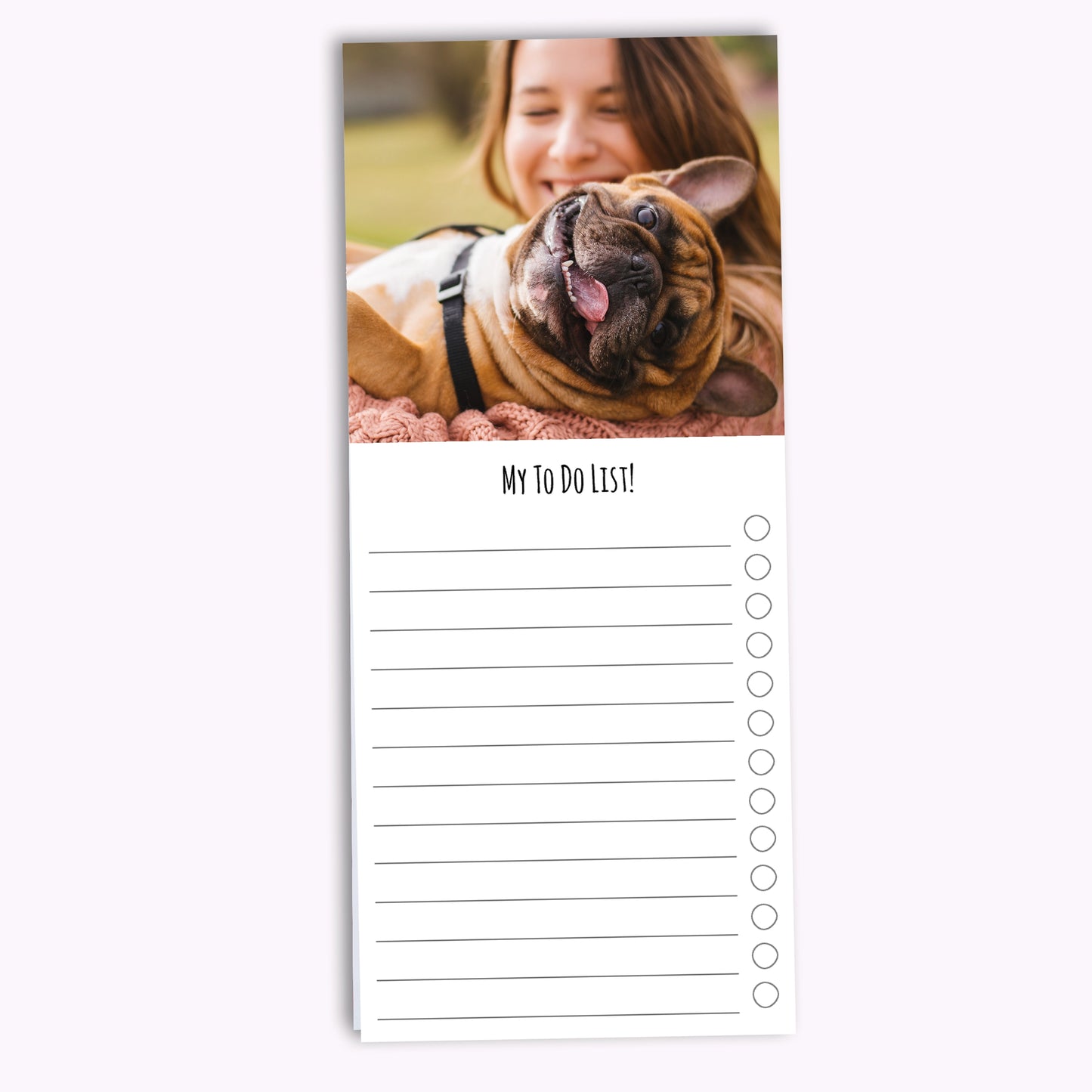 Personalised Photo Shopping List Notepad - Tear-Off Pages