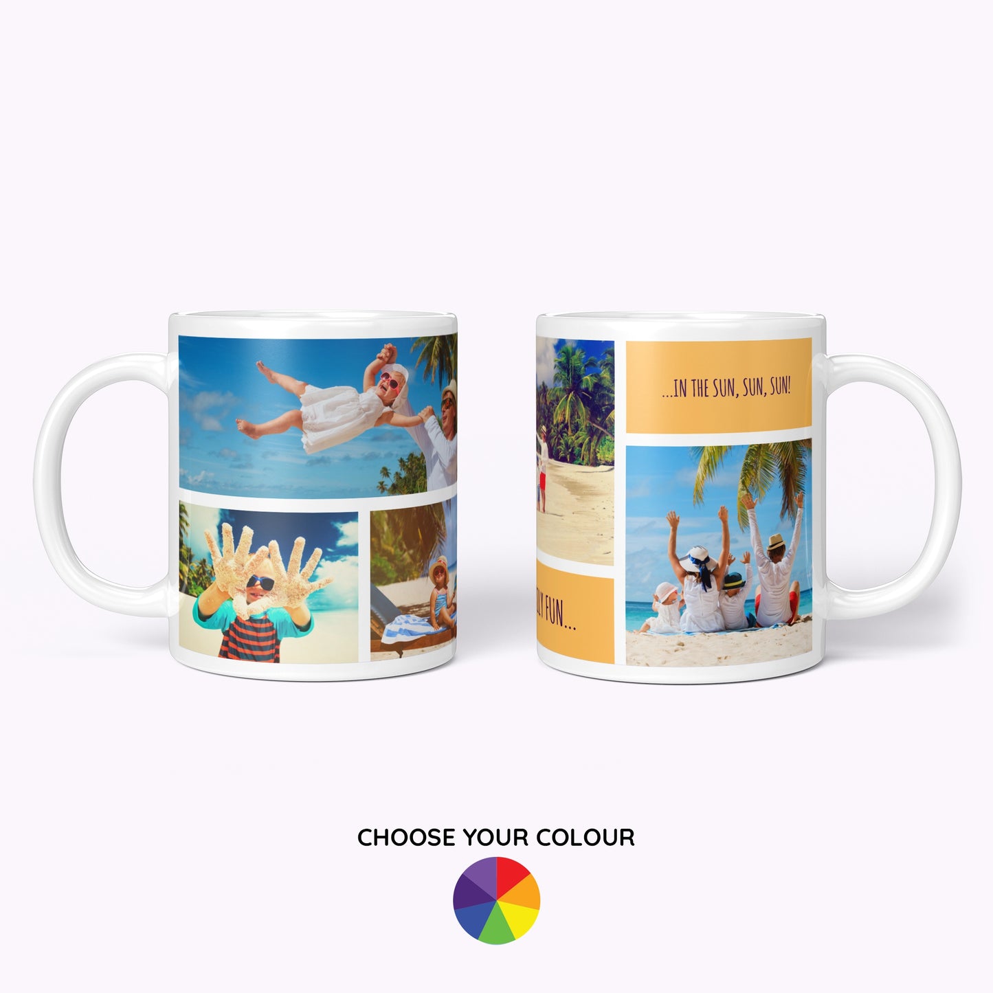 Colour Mosaic Personalised Photo | 11oz Classic White Mug