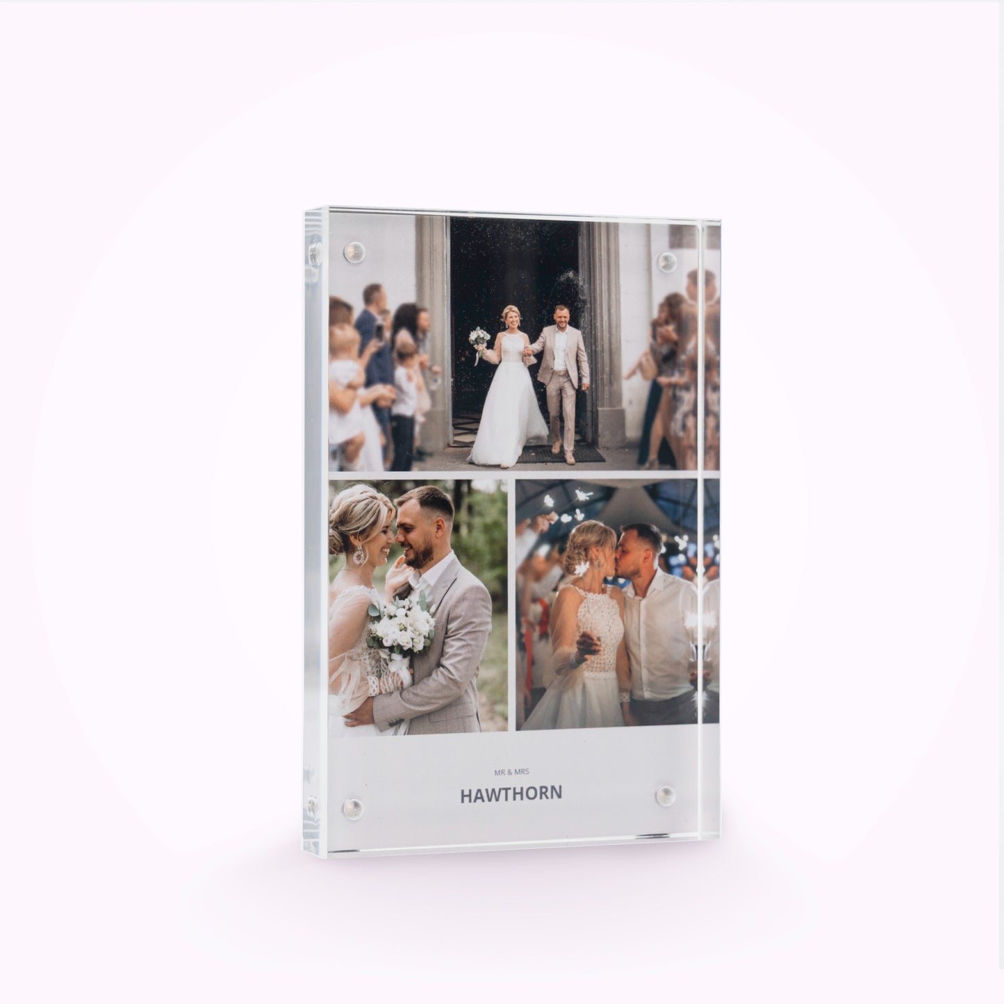 Acrylic Personalised Photo Block
