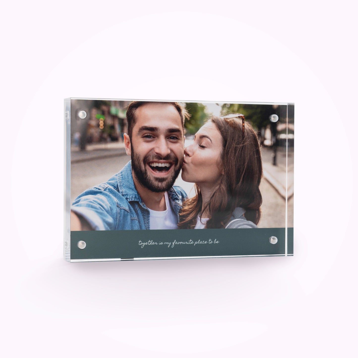 Acrylic Personalised Photo Block