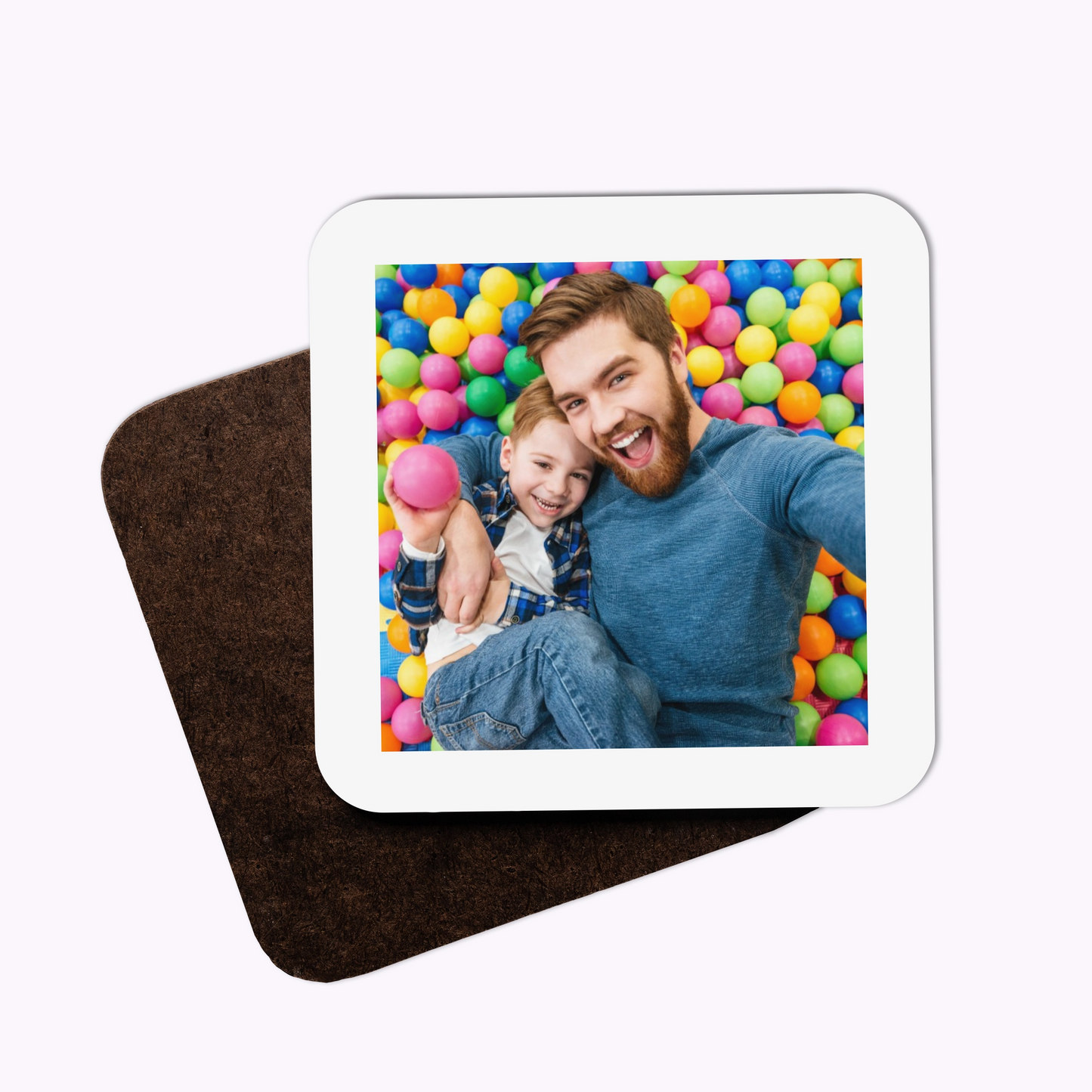 Individual Personalised Wooden Photo Coaster