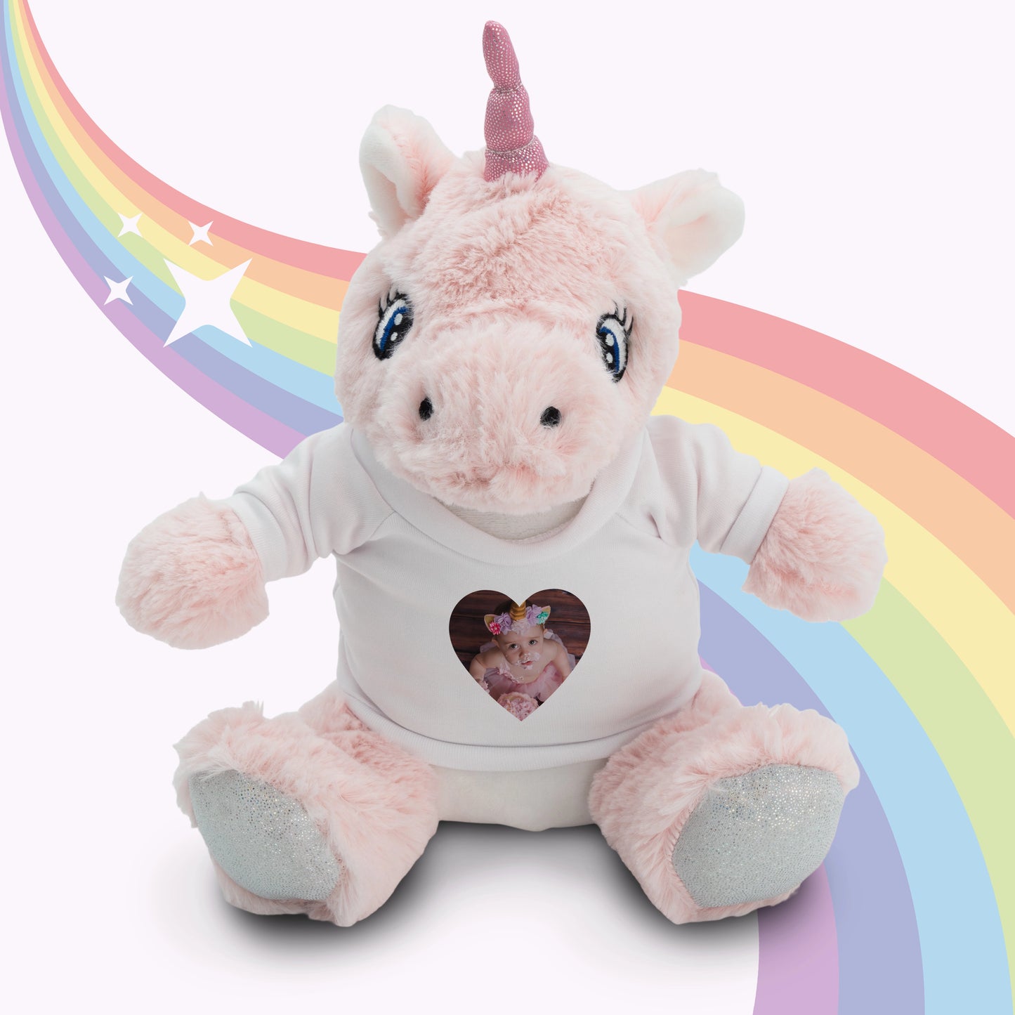 Luna the Unicorn | Personalised Cuddly Soft Toy