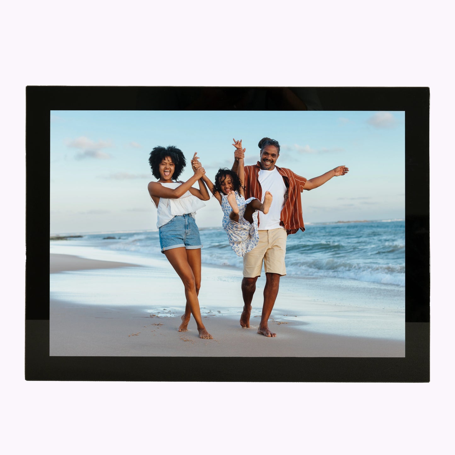 8" x 10" Personalised 'Upload Your Photo' Printed Glass Wall Art / Desk Art