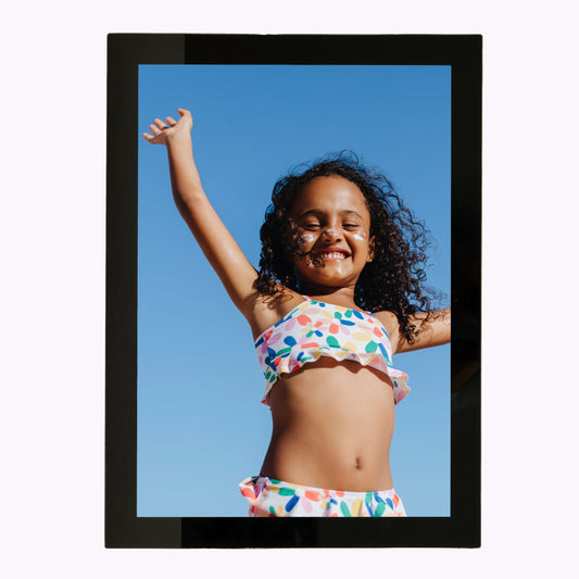 6" x 8" Personalised 'Upload Your Photo' Printed Glass Wall Art / Desk Art