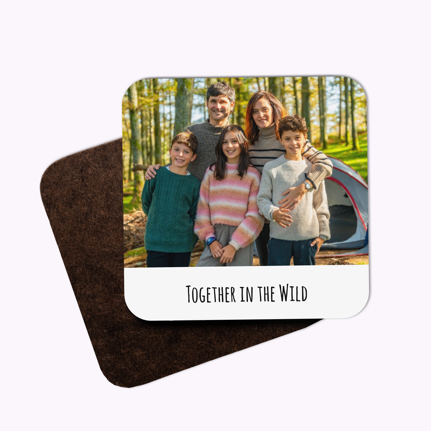 Individual Personalised Wooden Photo Coaster