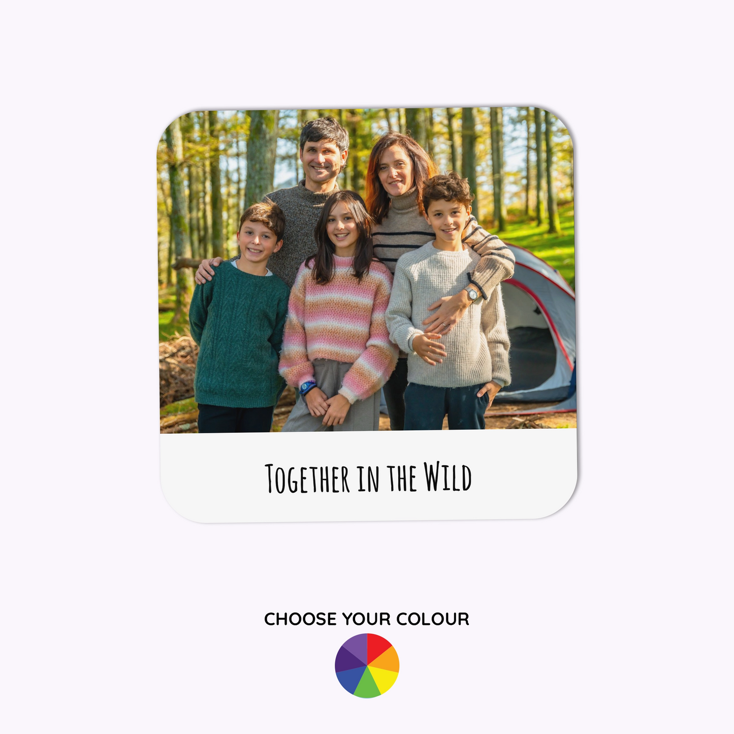 Individual Personalised Wooden Photo Coaster