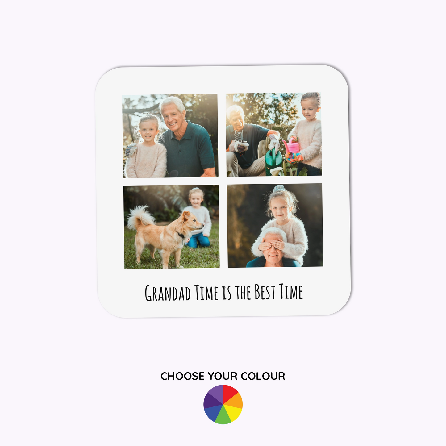 Individual Personalised Wooden Photo Coaster