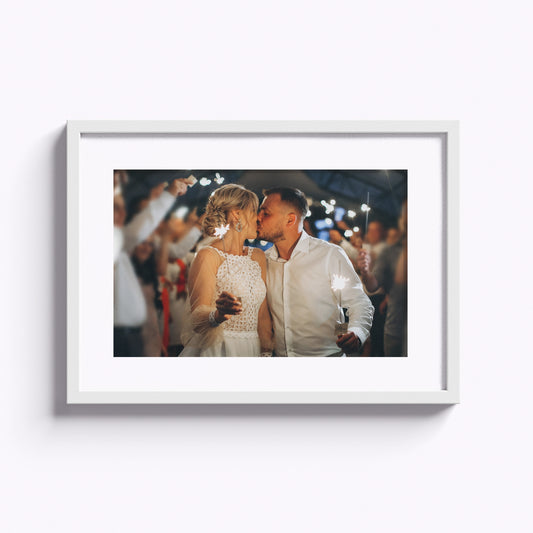 8" x 12" Personalised 'Upload Your Photo' Framed Prints with Mount