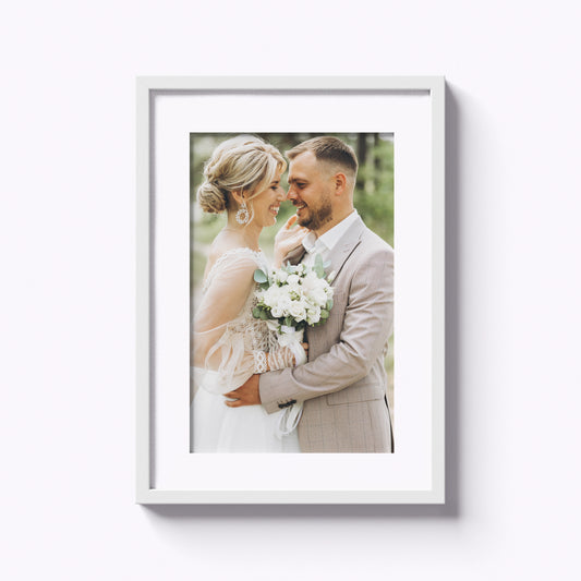 12" x 16" Personalised 'Upload Your Photo' Framed Print with Mount