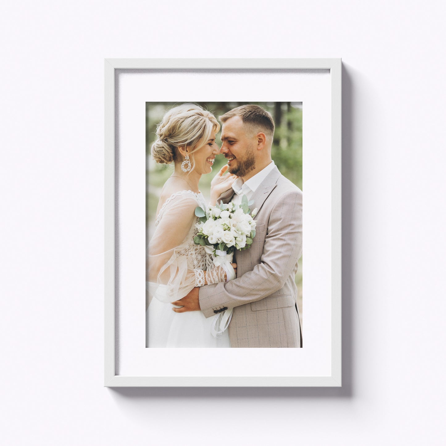 8" x 12" Personalised 'Upload Your Photo' Framed Prints with Mount