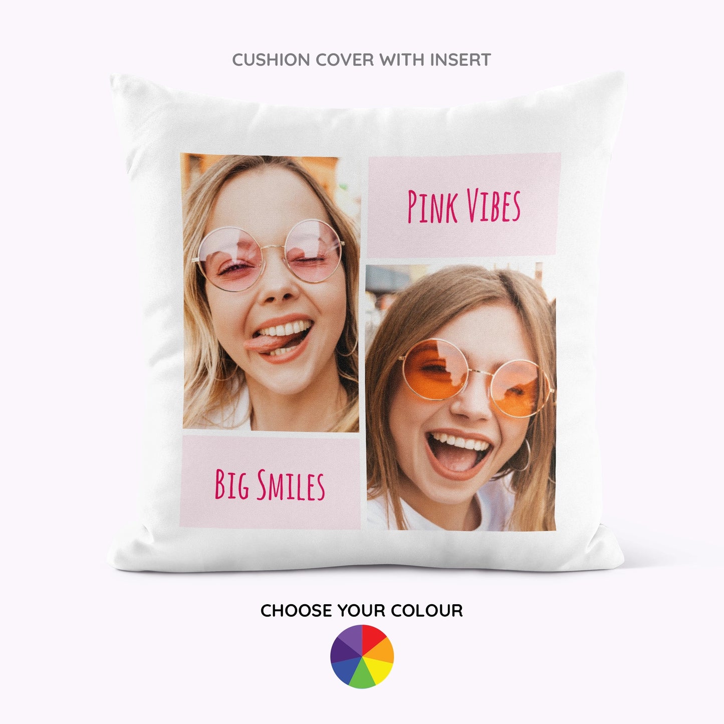 Personalised 45 x 45cm Photo Cushion