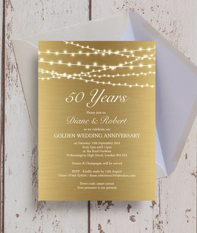 Anniversary Invites