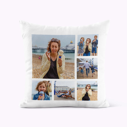 6 Photo Personalised Cushion