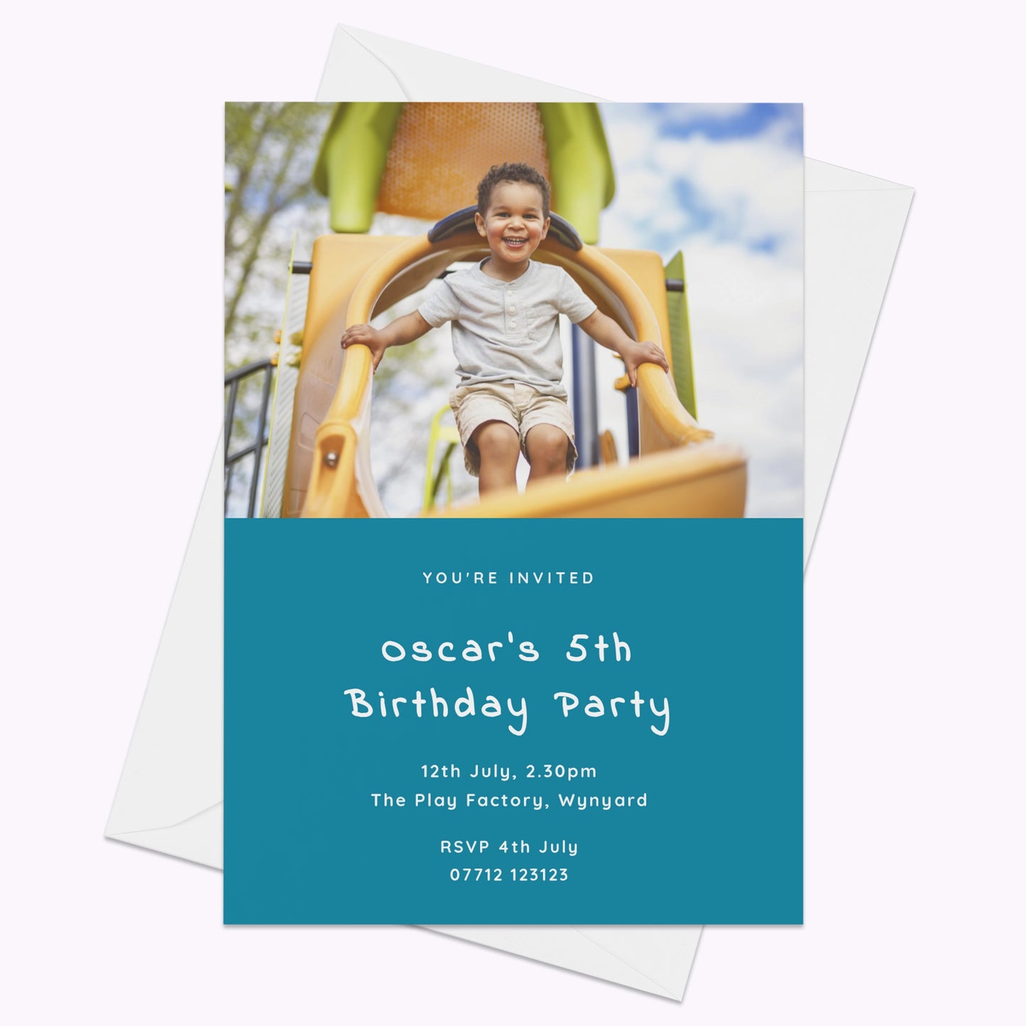 Pack of 10 'Create Your Own' Personalised A5 Invites